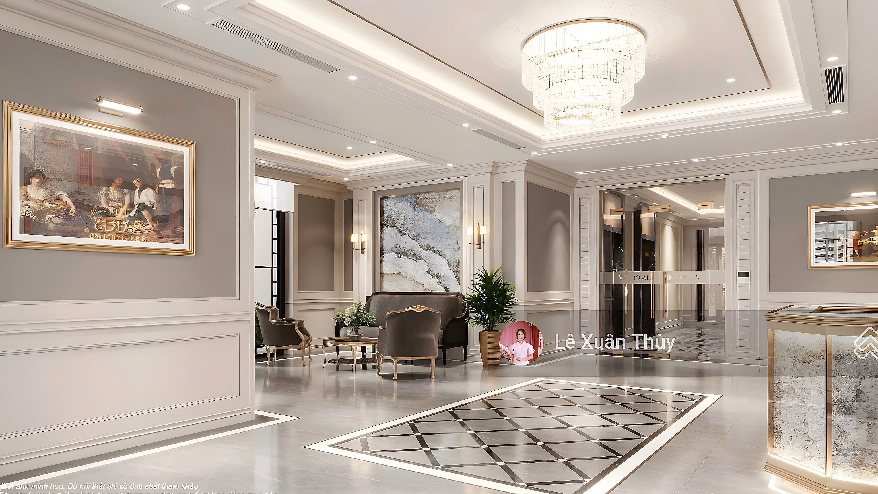 Exclusive studio axis 15 view of Paris 2 Coral Lake, price 2,450 billion***