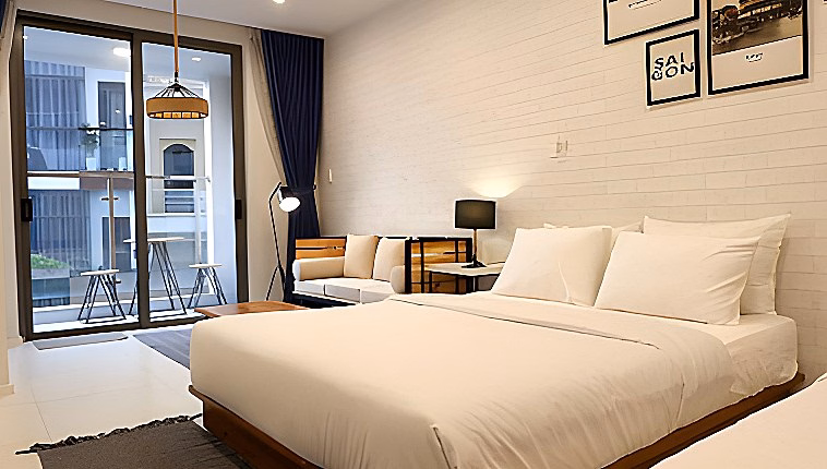CC Newton Residence for rent - Novaland project, 80m2, 2 bedrooms, apartment building 18 Truc: 0932 742 ***