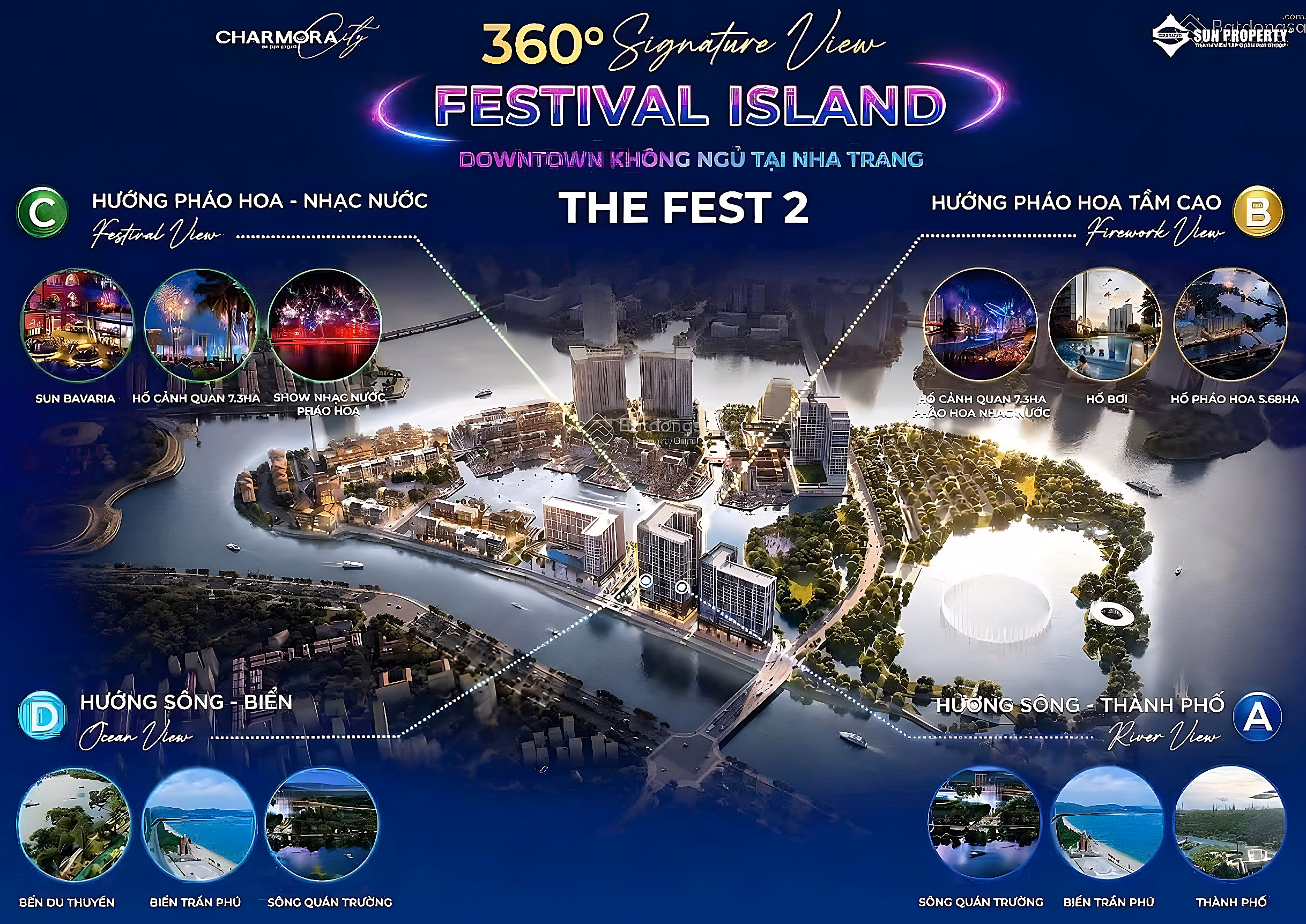 ISLAND 2 FESTIVAL Apartments only 2 BILLION/Apartment Revenue 30-40 million/month, 365-day Fireworks View and Jetski Show!