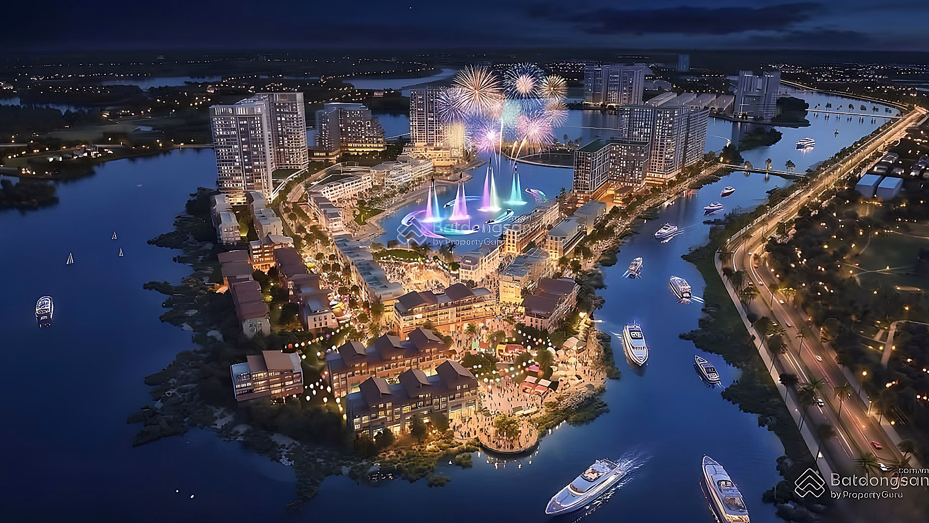 ISLAND 2 FESTIVAL Apartments only 2 BILLION/Apartment Revenue 30-40 million/month, 365-day Fireworks View and Jetski Show!