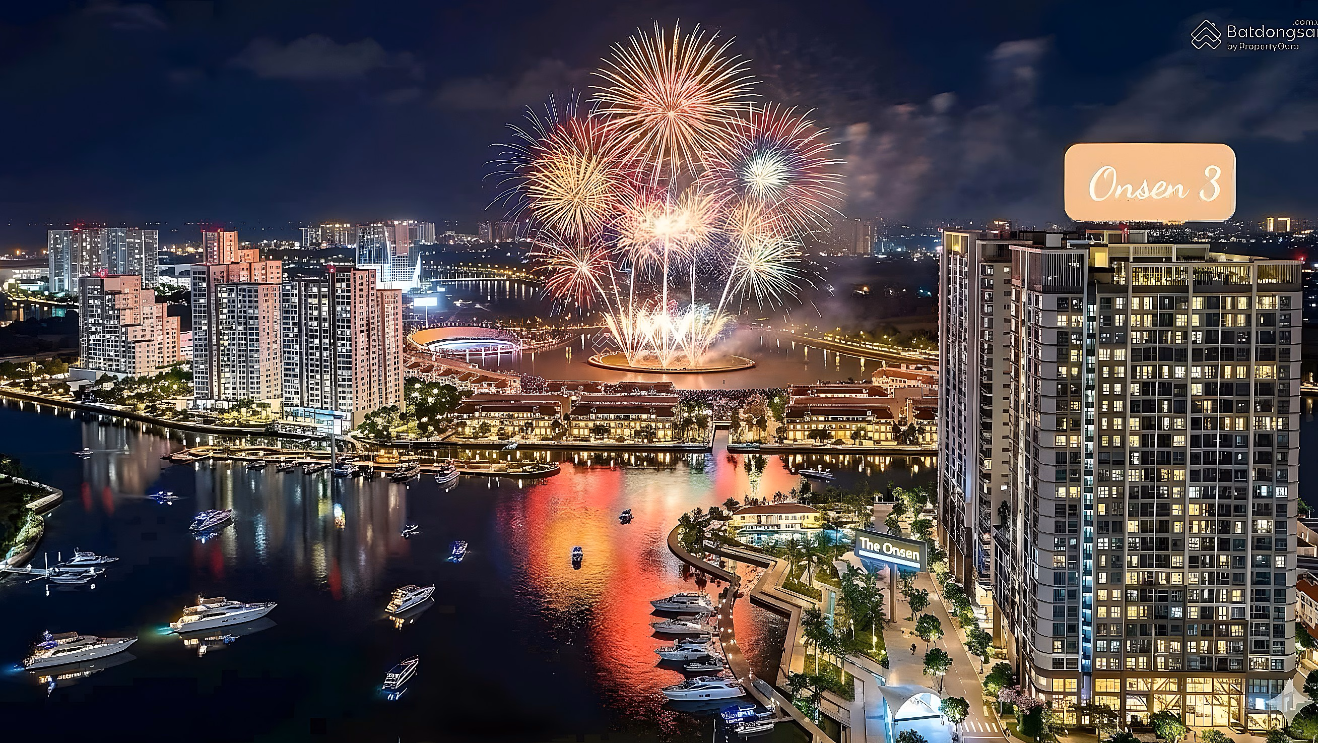 ISLAND 2 FESTIVAL Apartments only 2 BILLION/Apartment Revenue 30-40 million/month, 365-day Fireworks View and Jetski Show!