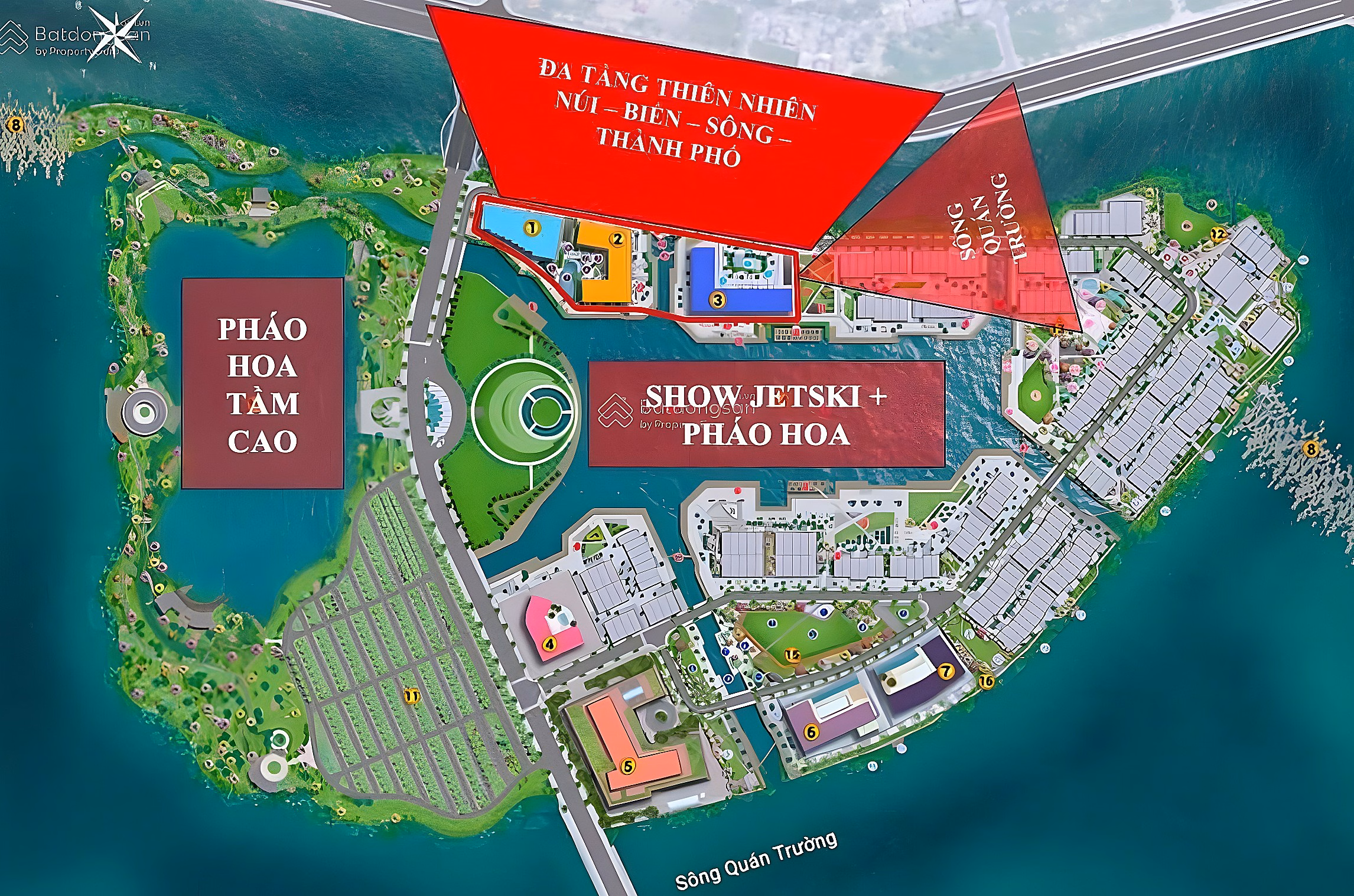 ISLAND 2 FESTIVAL Apartments only 2 BILLION/Apartment Revenue 30-40 million/month, 365-day Fireworks View and Jetski Show!