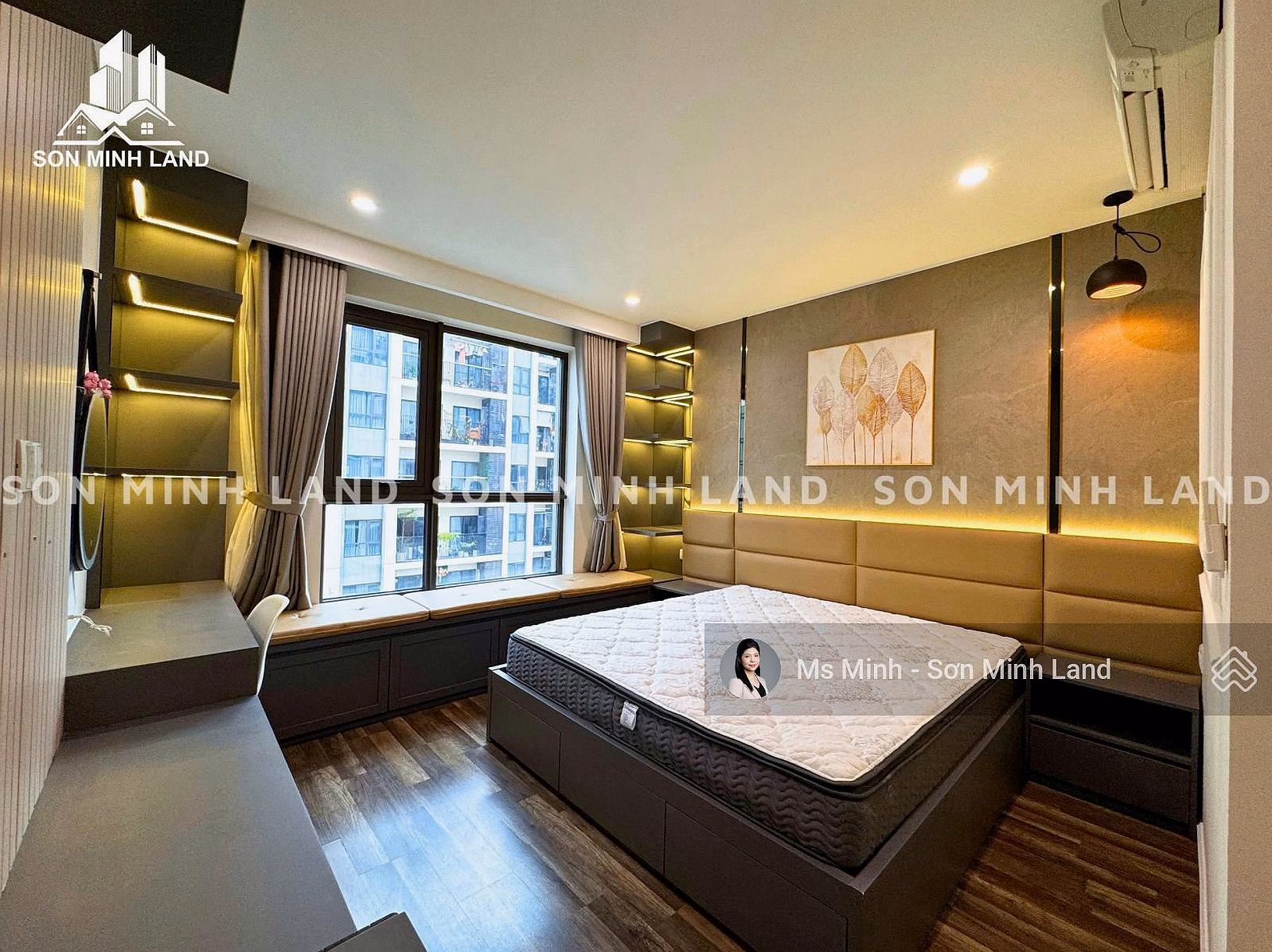 2 bedrooms + 1 bathroom for rent, 105m2, beautiful new house - available at romantic price at Ha Do Centrosa. Son Minh Land