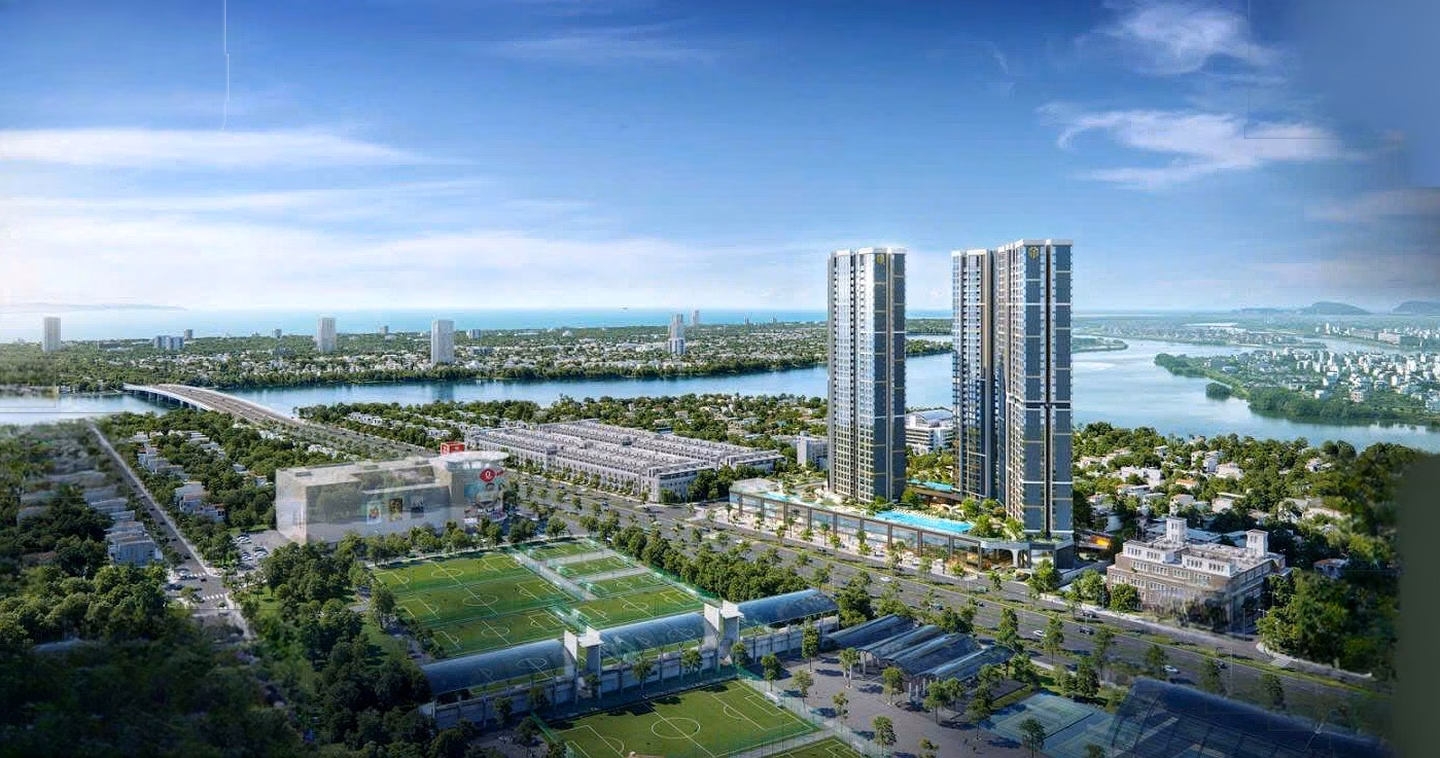Masteri Rivera Danang - The owner offers to sell a 3-bedroom corner apartment with river view and internal area at good price