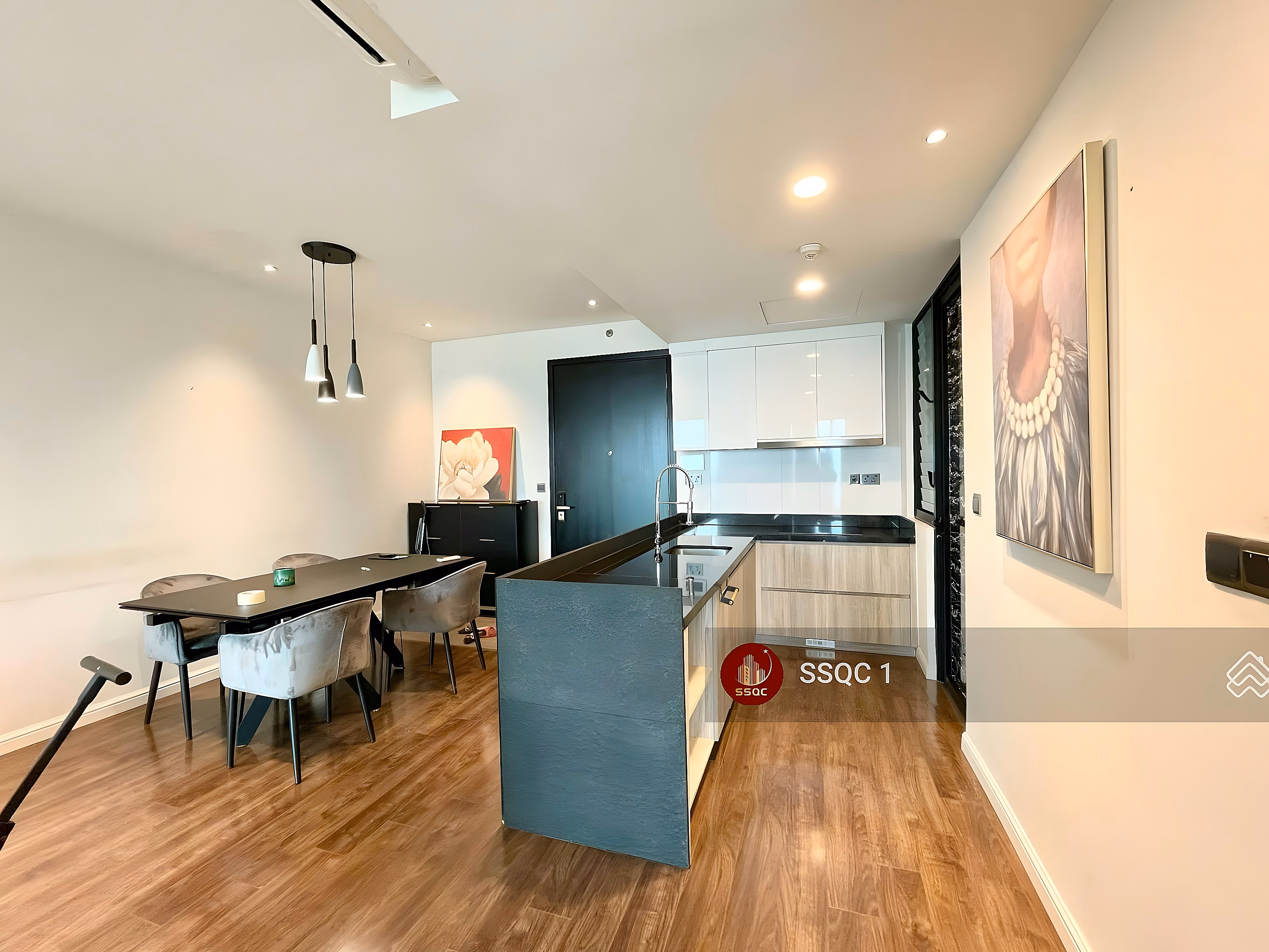100% real news - 1 bedroom apartment for sale with full modern furniture - high floor with beautiful view - pink book available