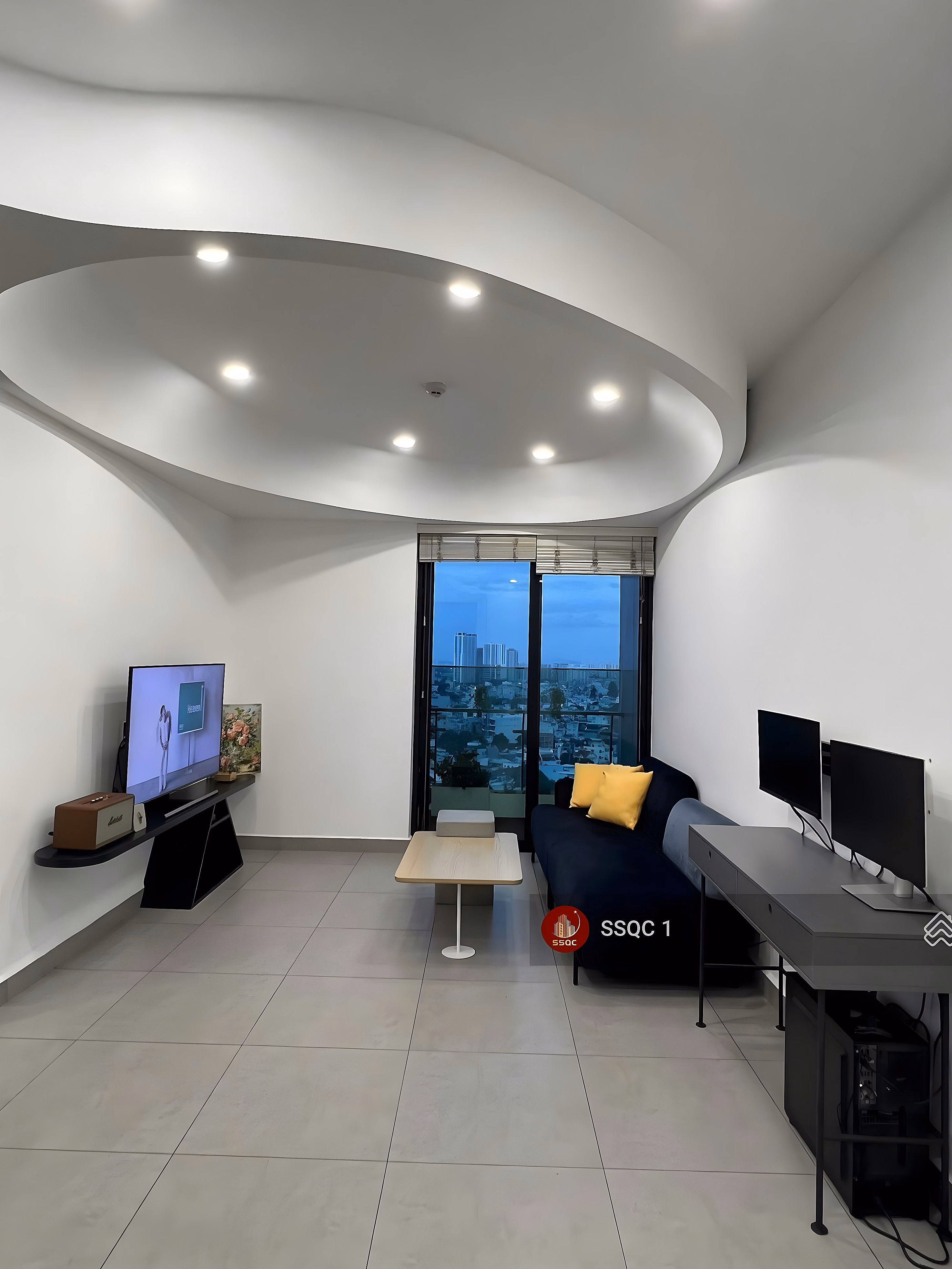 100% real news - 1 bedroom apartment for sale with full modern furniture - high floor with beautiful view - pink book available