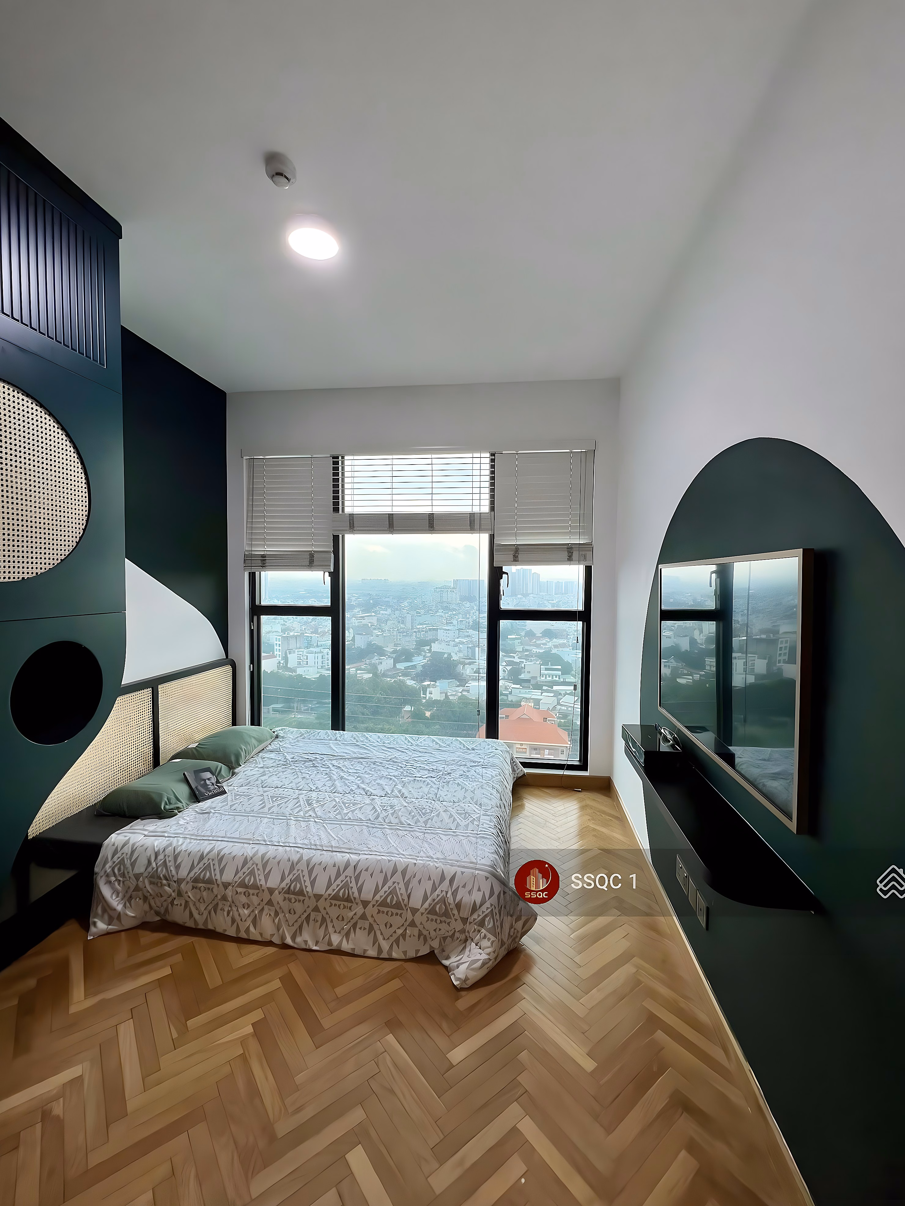 100% real news - 1 bedroom apartment for sale with full modern furniture - high floor with beautiful view - pink book available