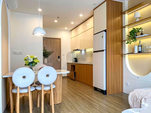 Vinhomes Smart City apartment for rent 9.5 million, 55m2, 2 bedrooms, 1 bathroom