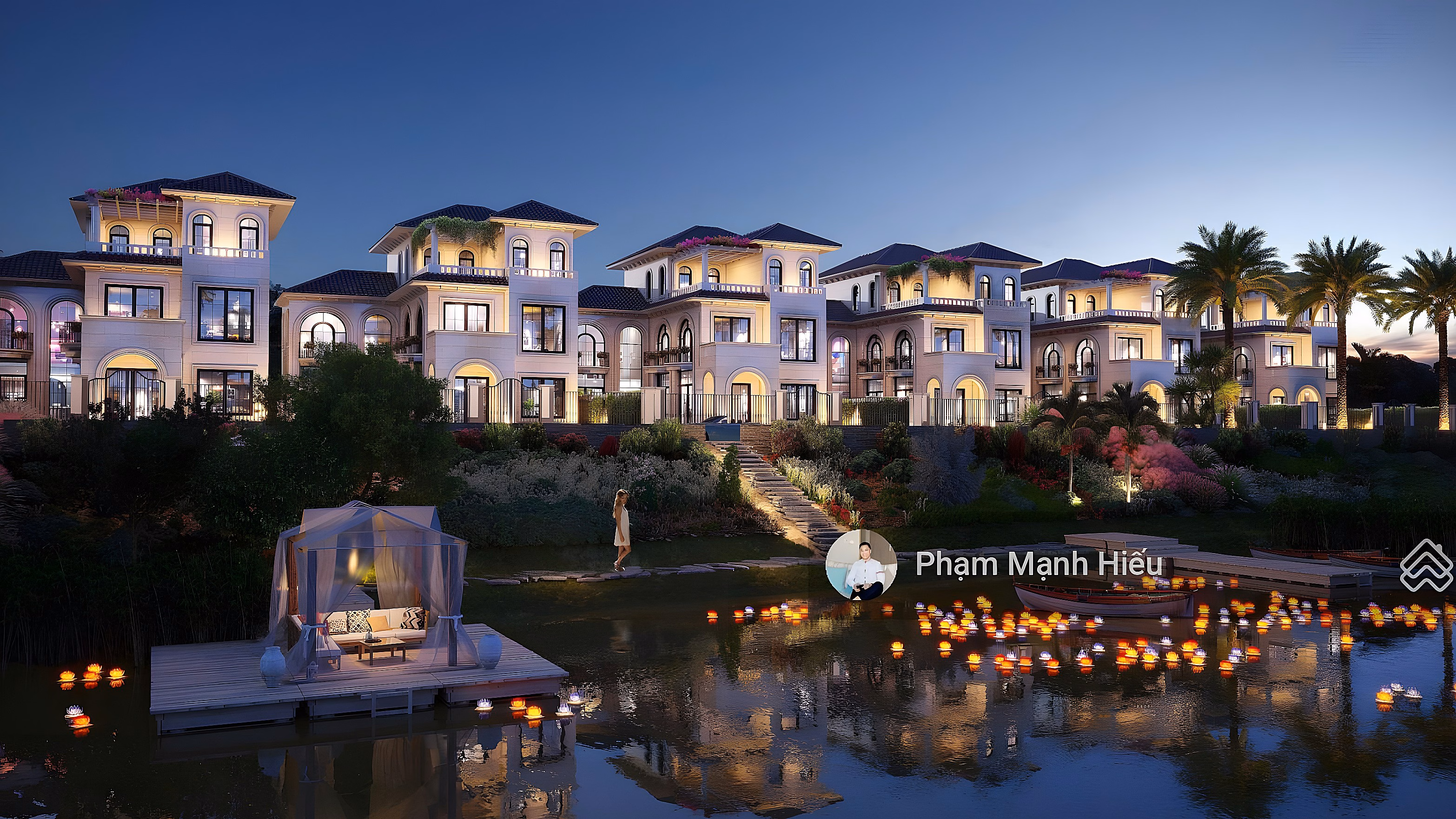 The owner is selling a corner lot with 3 unique facades, super vip, next to the river, close to the An Bang beach, Cam An, Hoi An