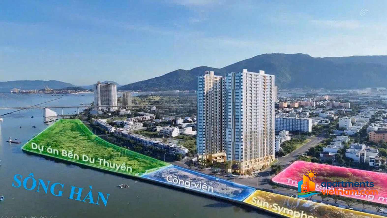 One of the few! Next to corner apartment - Area 76m² - 20th floor - View of Han River and fireworks