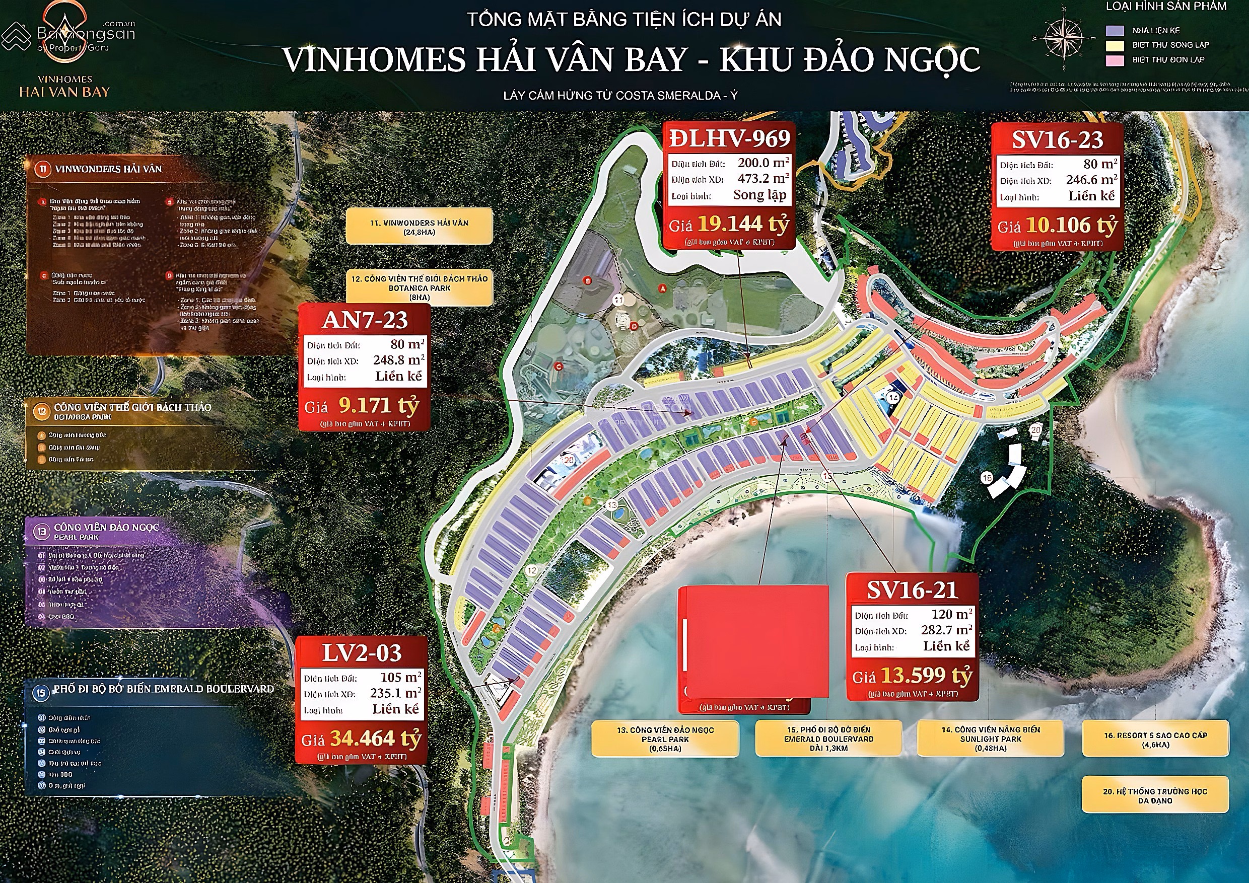 Direct investor of Hai Van Bay sea surface LKT, price from 7 billion, long-term ownership capital from only 1.8 billion, HTLS 0% 5 years