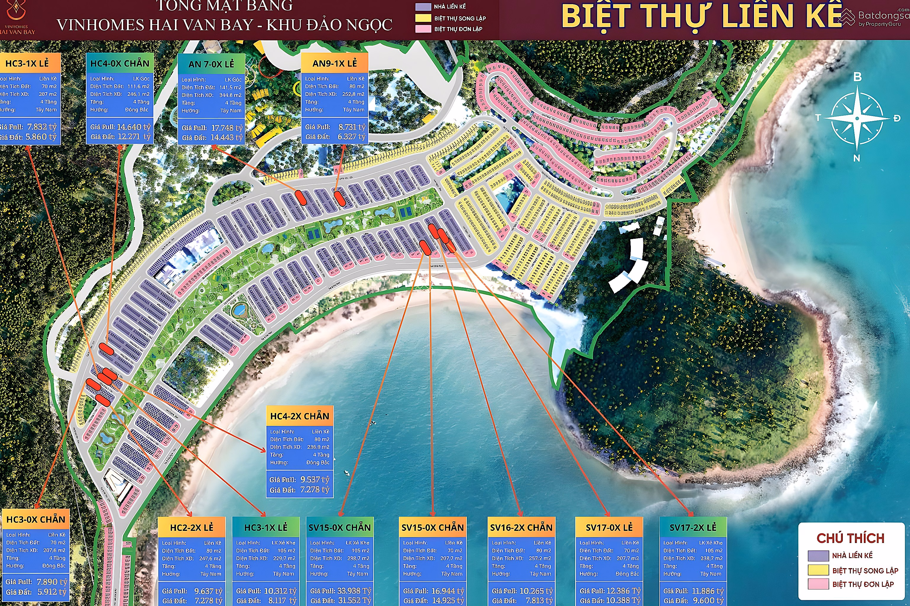 Direct investor of Hai Van Bay sea surface LKT, price from 7 billion, long-term ownership capital from only 1.8 billion, HTLS 0% 5 years