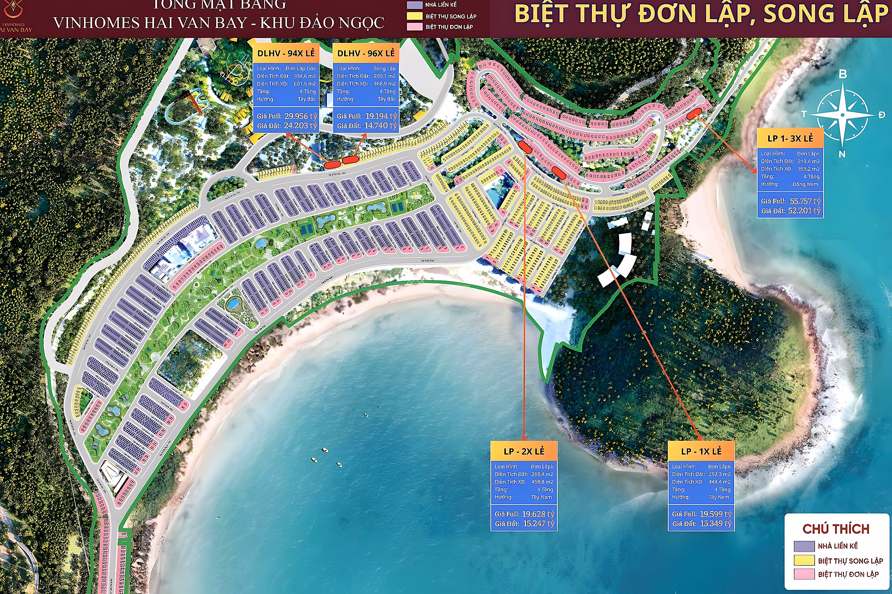 Direct investor of Hai Van Bay sea surface LKT, price from 7 billion, long-term ownership capital from only 1.8 billion, HTLS 0% 5 years
