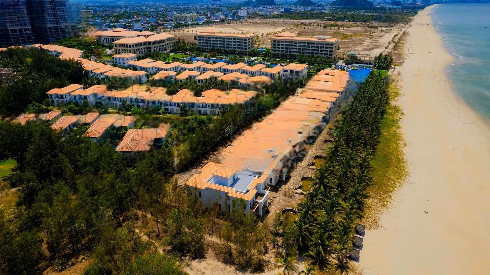 Newtown Diamond Danang cash flow beachfront apartment - long-term ownership legal