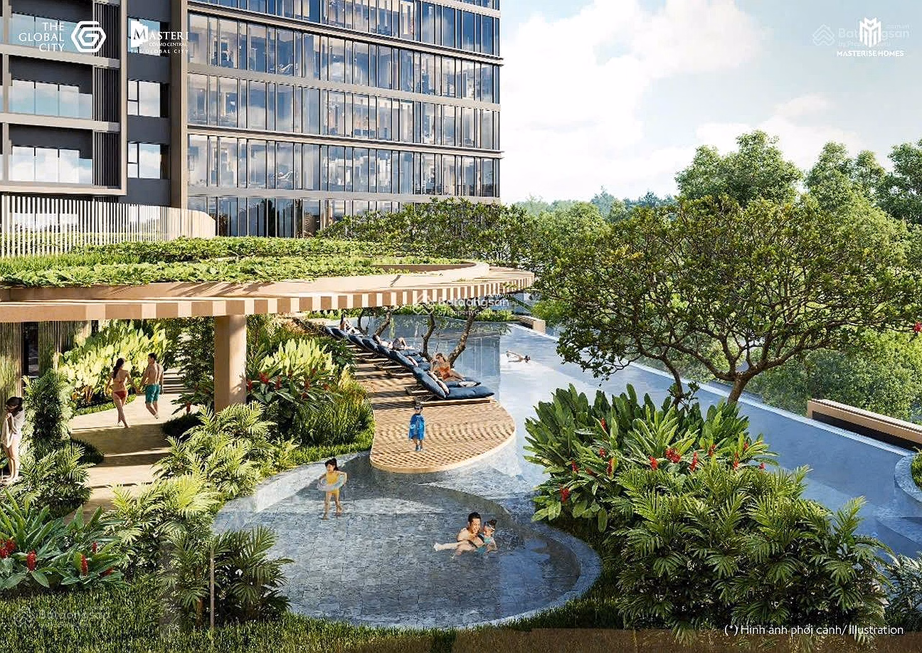 1 single apartment 1 bedrooms 47m2 price 5.8 billion in tower A The Global City Q2 water music view
