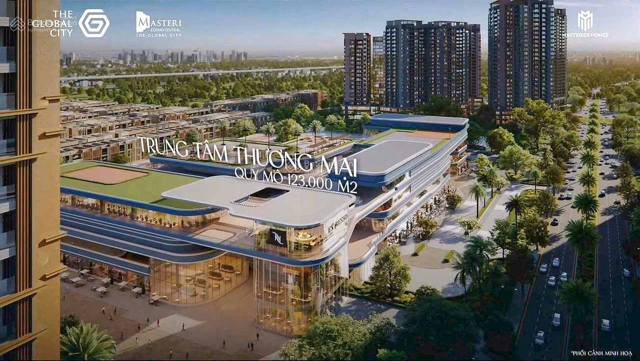 Masteri Cosmo Central - 2-bedroom apartment with internal view directly facing the swimming pool, all-in price 9.8 billion