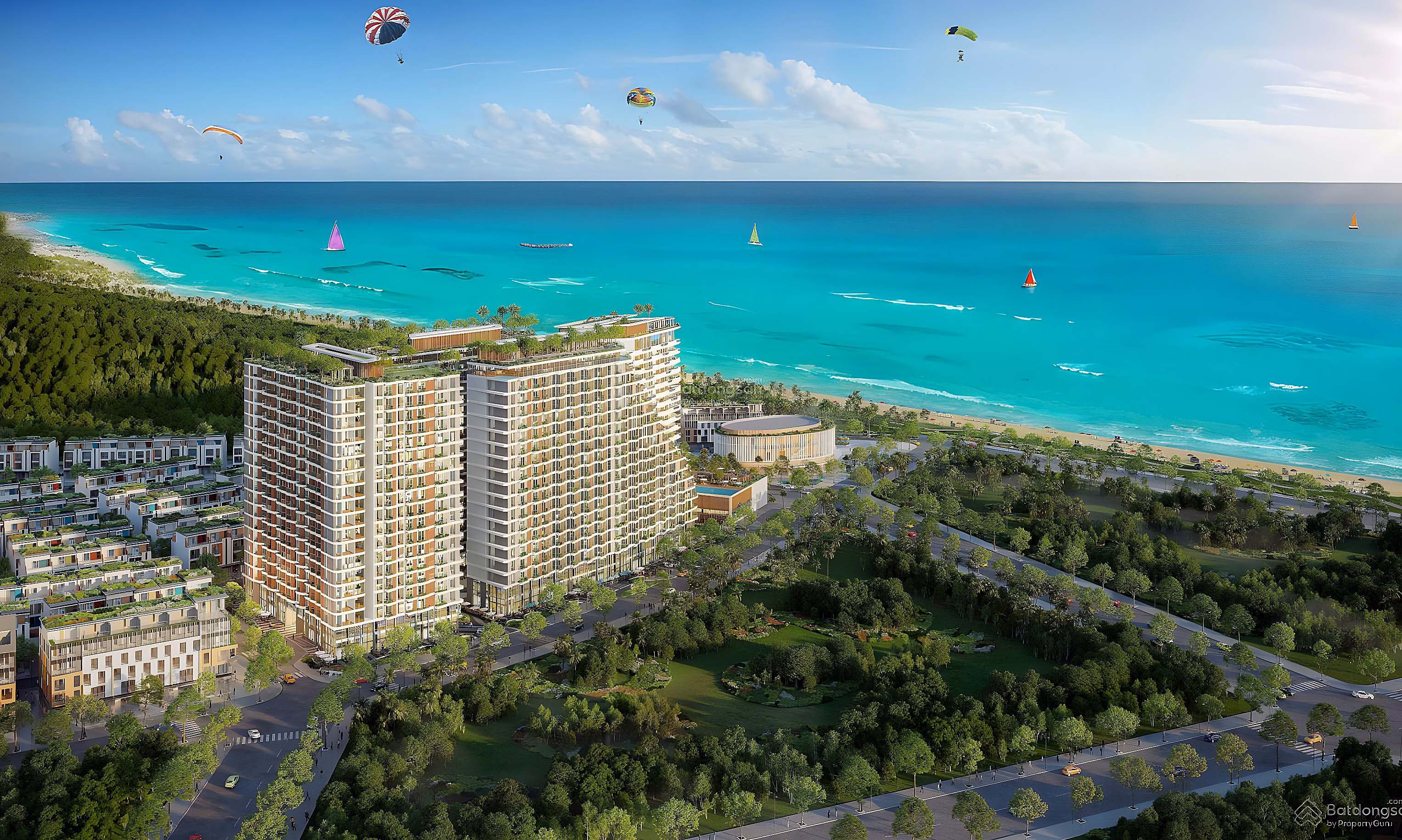 OWN A LONG-TERM 1 BEDROOM + 1 RESORT STANDARD BEACH APARTMENT IN PHU QUOC, SOUTHEAST FACING, EXTREME QUALITY VIEW