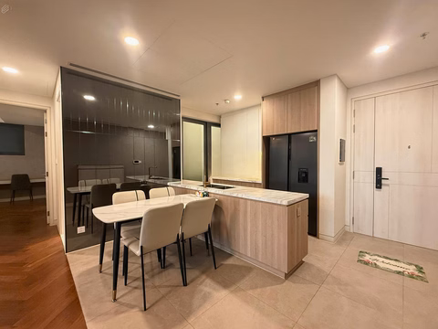 Cove Riverside Empire City apartment for rent, Thu Thiem, Saigon river view, high-class furniture