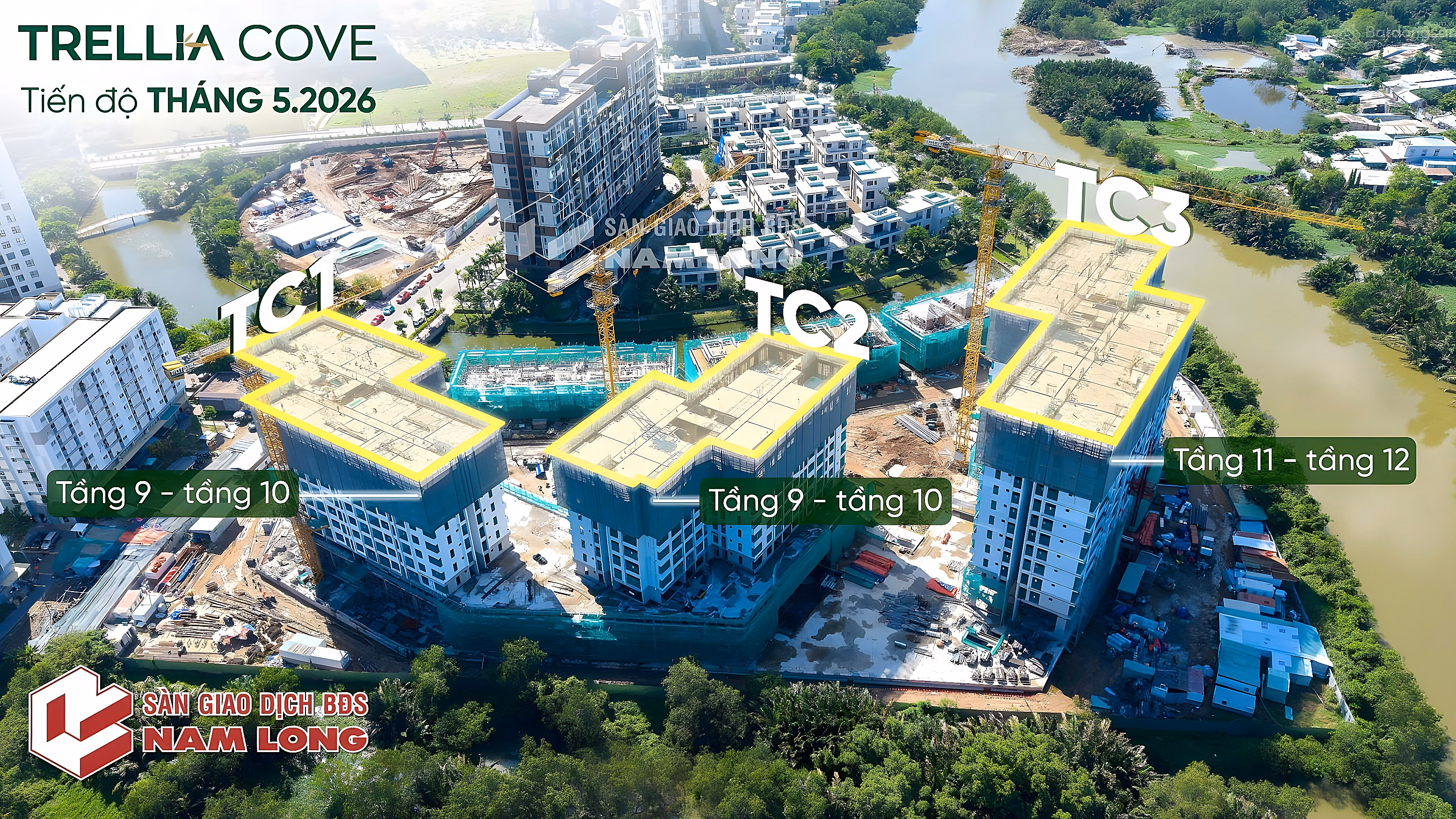 Buy Trellia Cove - Mizuki Park apartment at original price, investor offers huge incentives up to 700 million, 10% deposit to sign sales contract