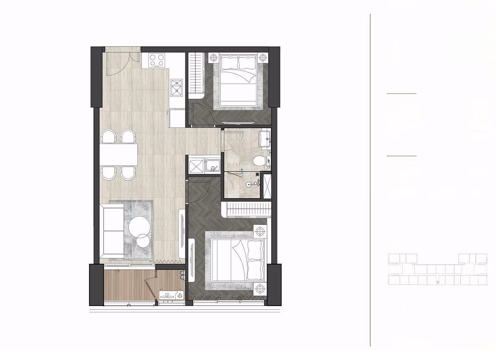 1 bedroom apartment + river view, sea view, easy to liquidate, good profit, so invest at Regal Complex