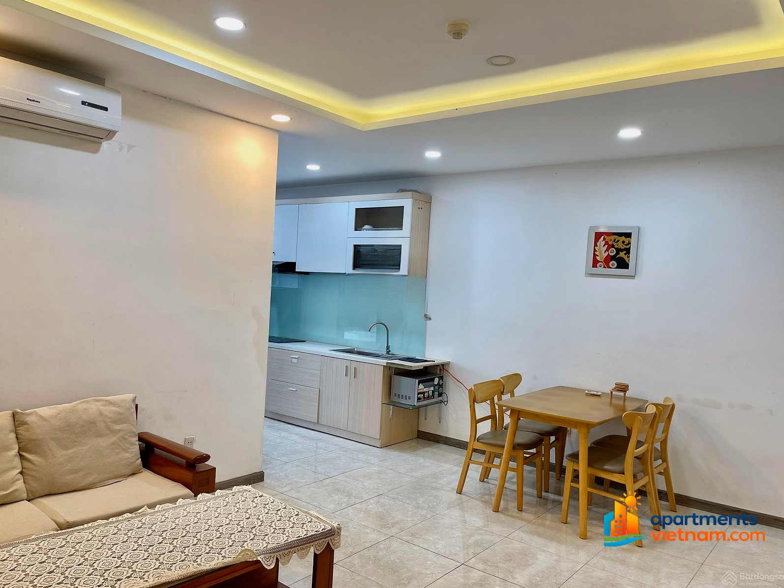 2 bedroom apartment for rent with sea view in Muong Thanh Khanh Hoa