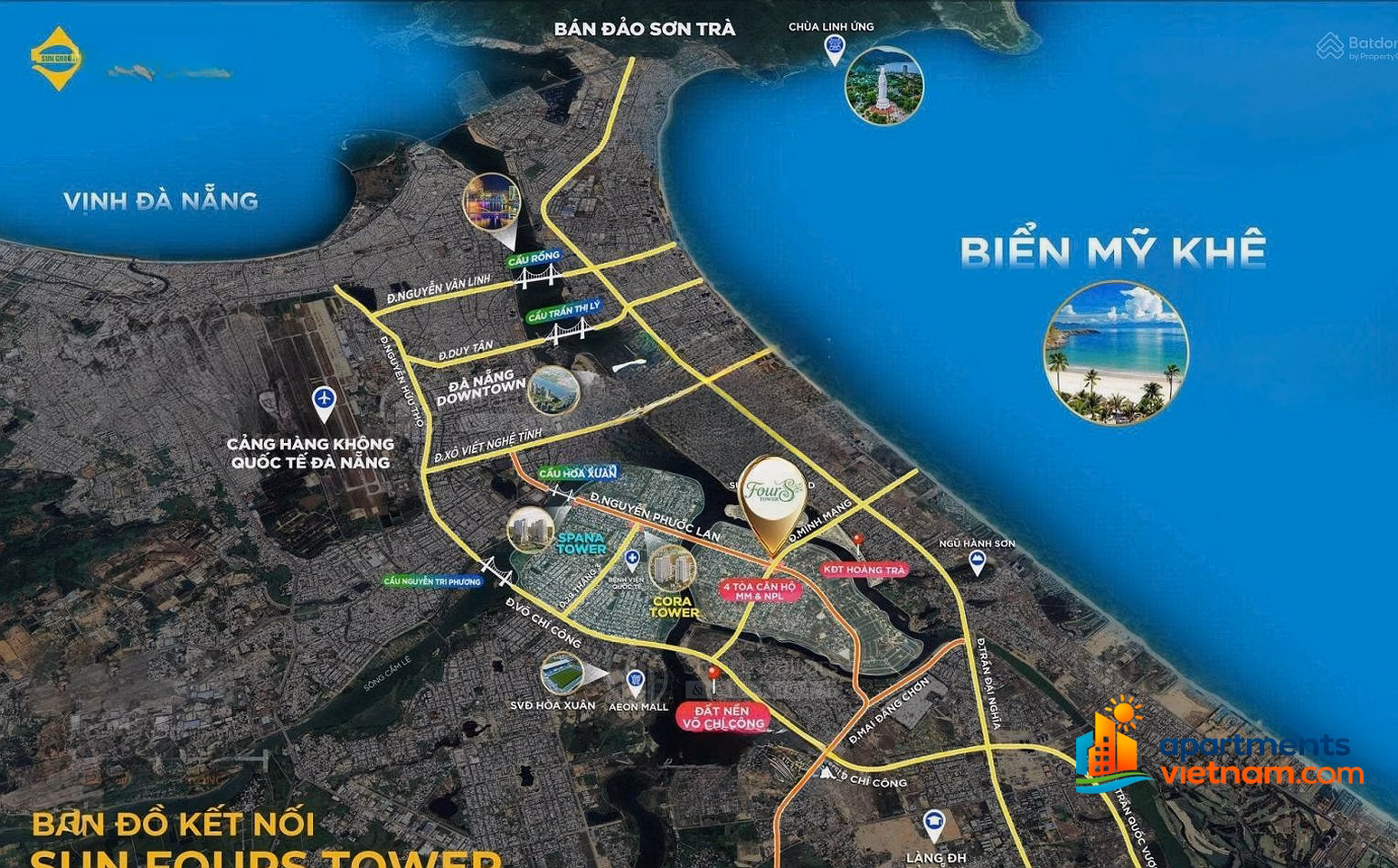 Only 620 million to own F1 Sun FourS building with full river and sea view, 0% interest loan for 3 years