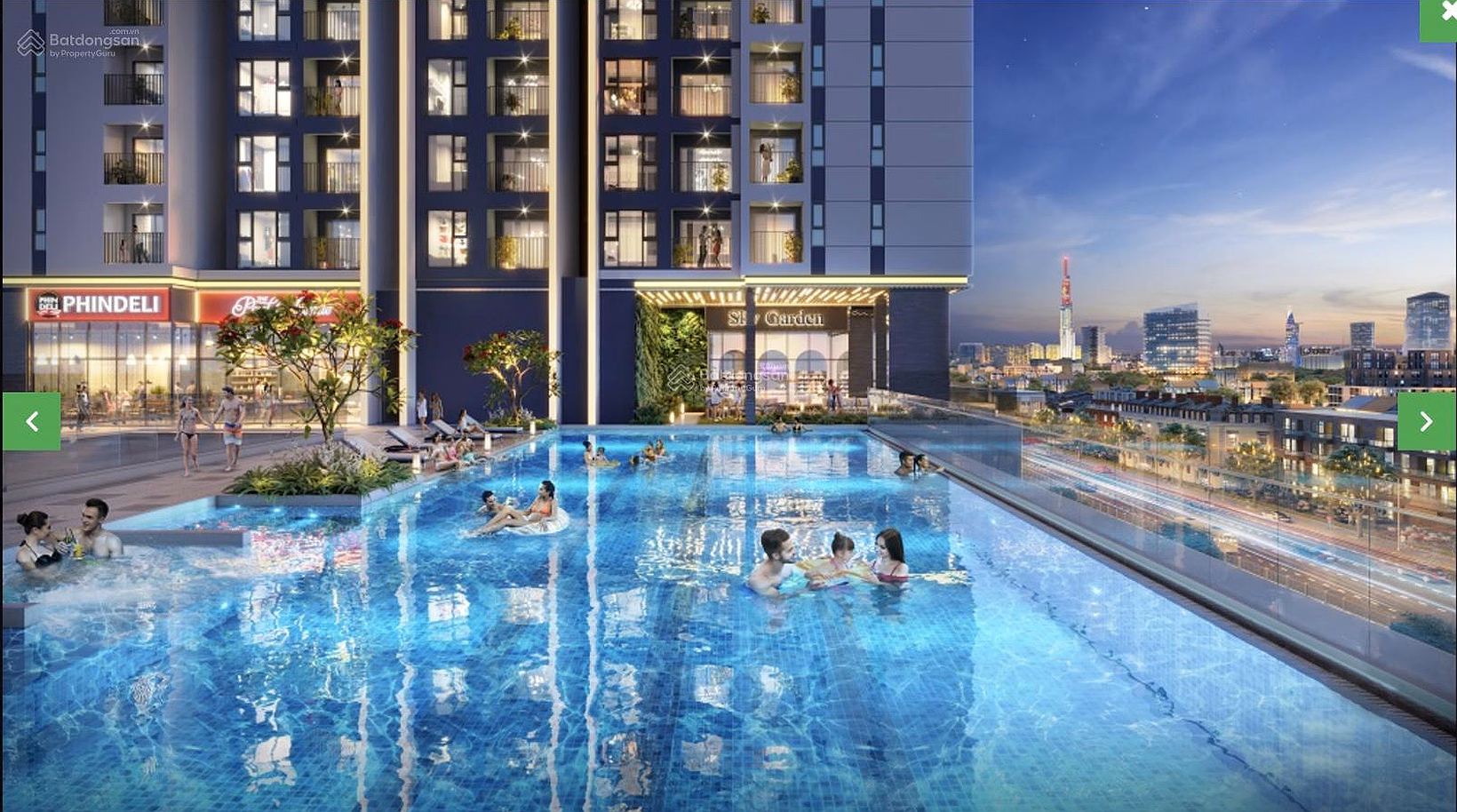 The Park Avenue, facing Phu Tho Stadium, high floor, price only 6.8 billion, 66m², TT 30%