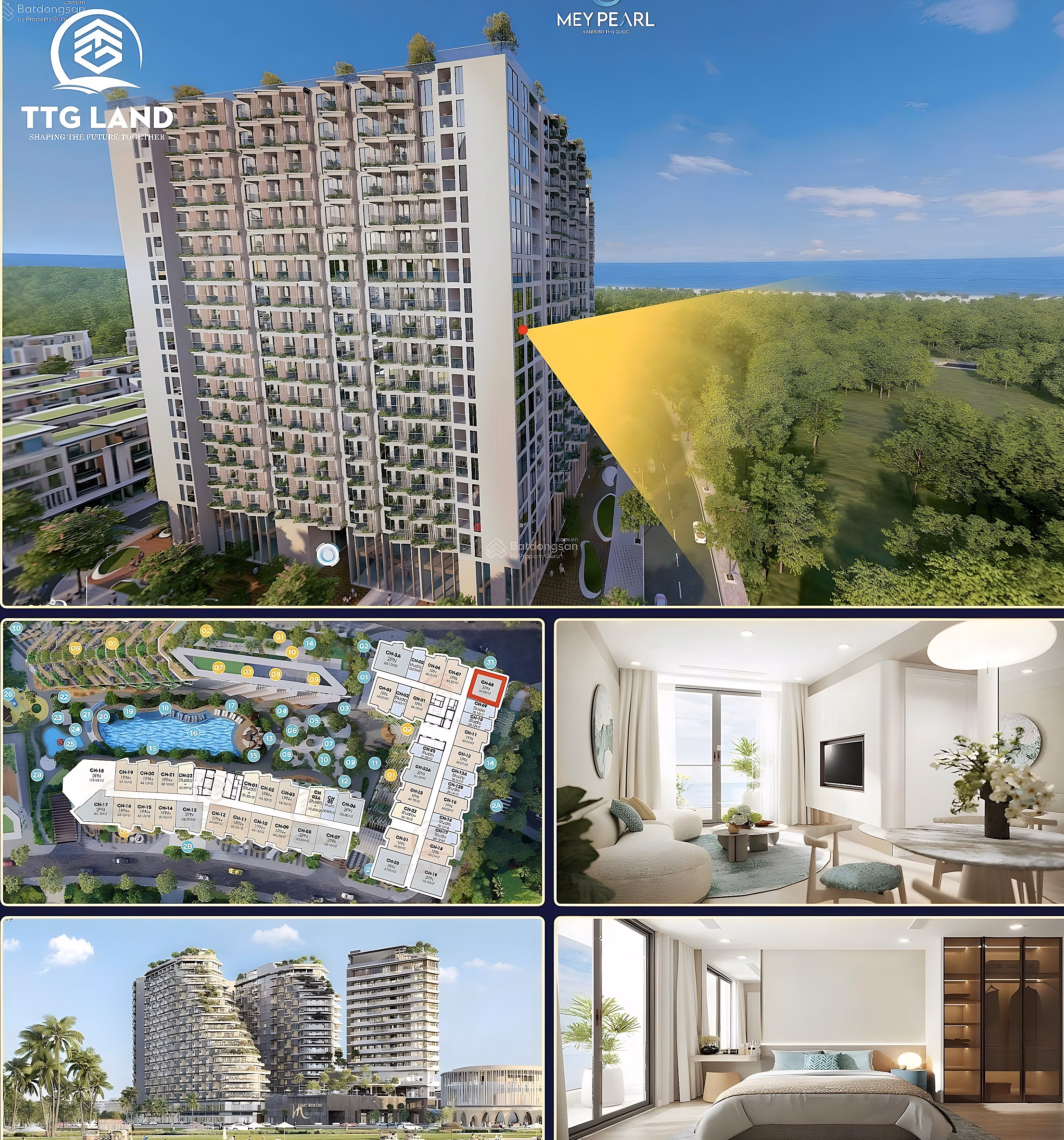 Diplomatic rate 2 bedrooms, 2 bathrooms, sea view, sunset, signed directly with investor, very good price,