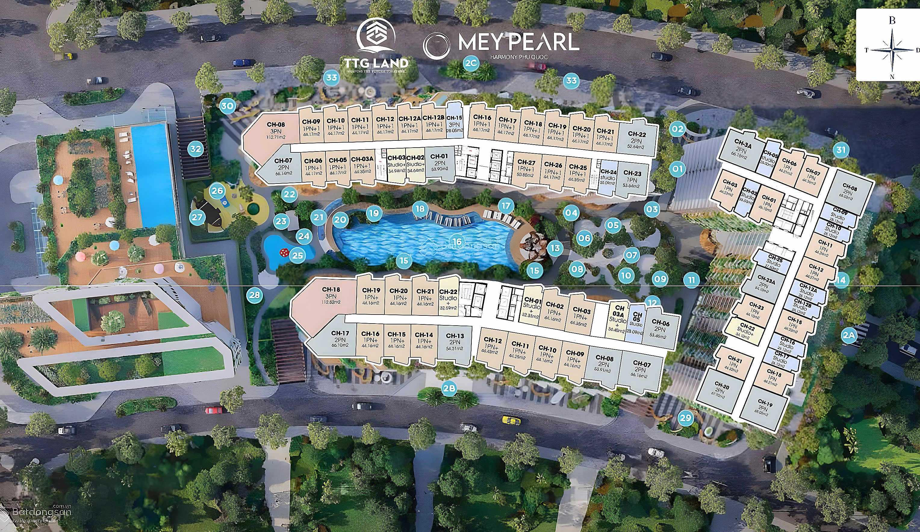 Diplomatic rate 2 bedrooms, 2 bathrooms, sea view, sunset, signed directly with investor, very good price