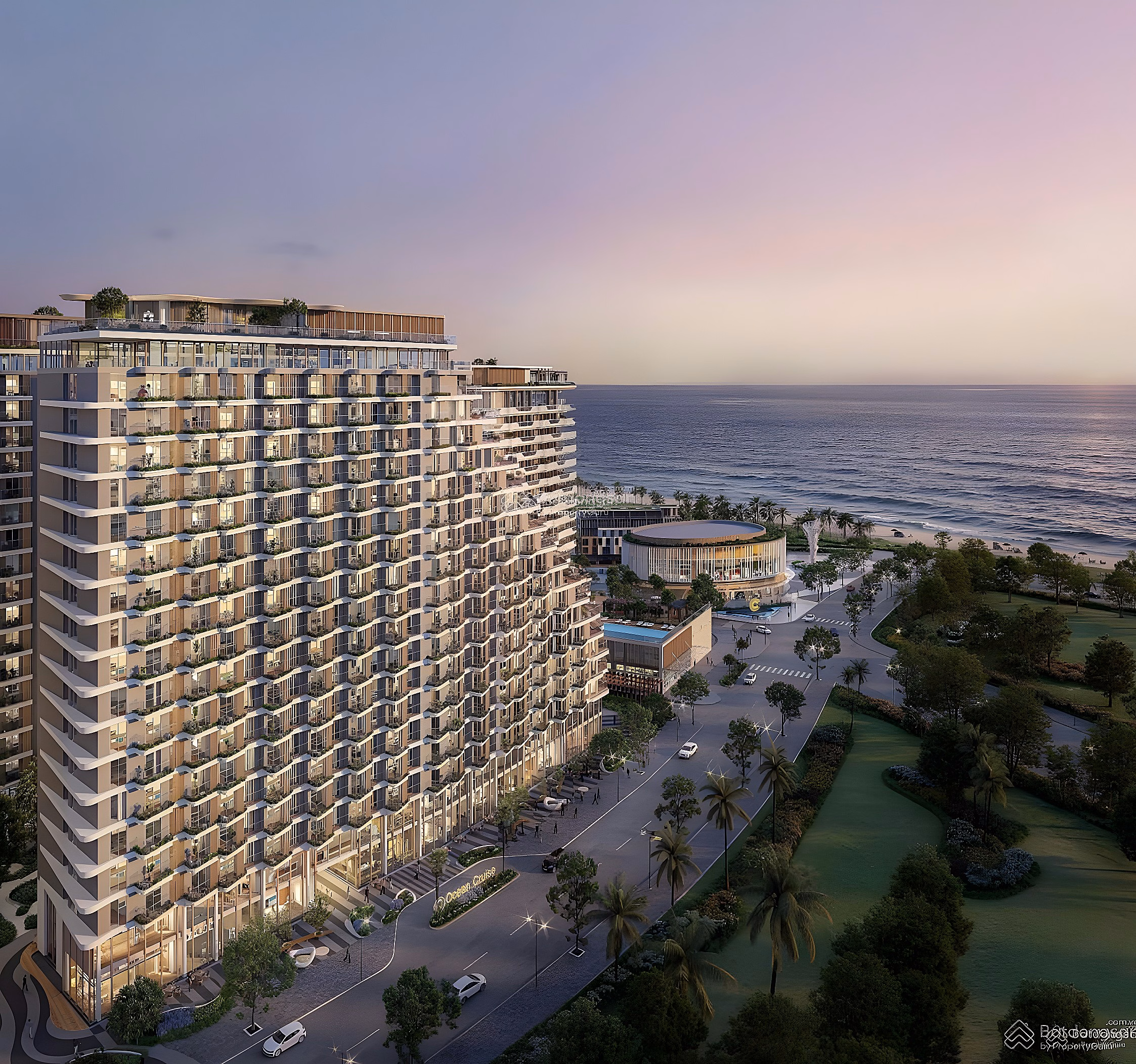 Diplomatic rate 2 bedrooms, 2 bathrooms, sea view, sunset, signed directly with investor, very good price