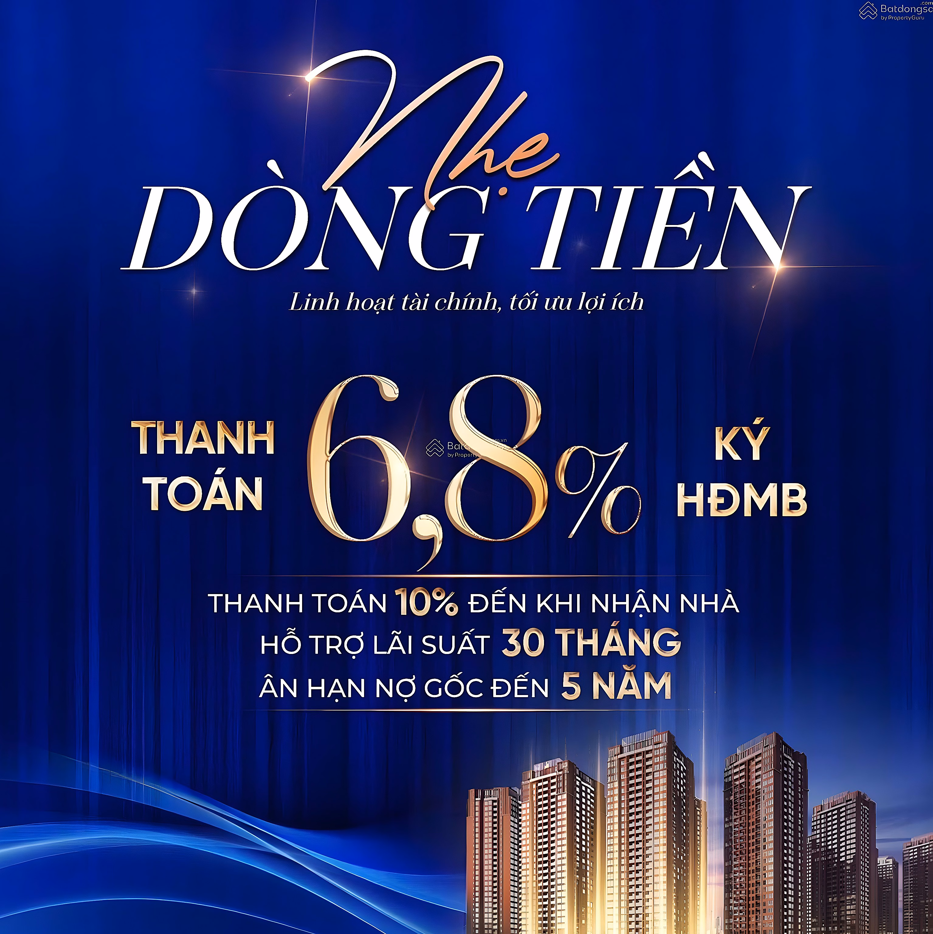 The Privé District 2 luxury apartment, exclusive shopping cart at good prices, only 10% deposit, sign sales contract until 2028 to receive the house
