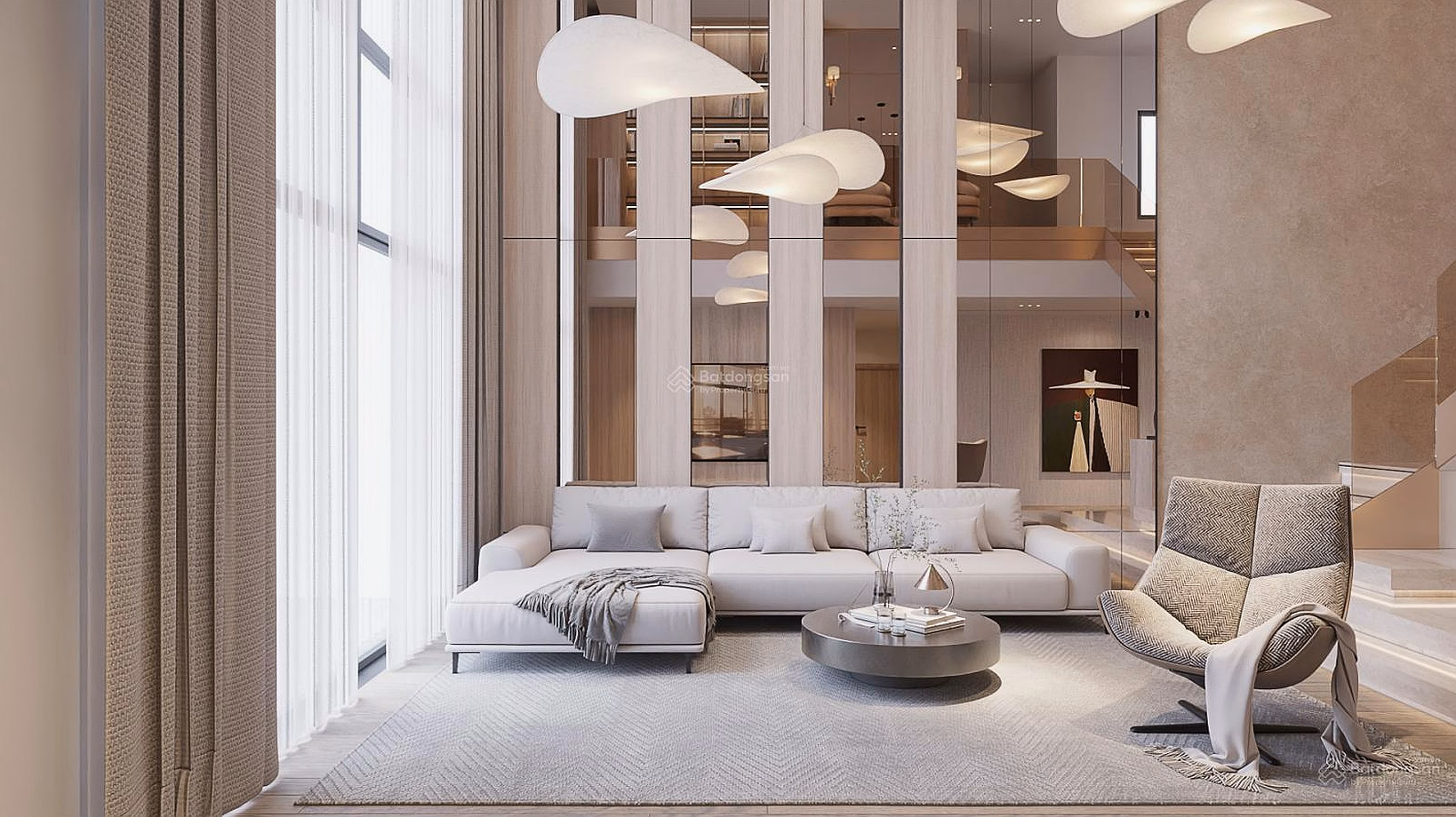 Extremely scarce duplex penthouse for sale - 432.2m2 - 34th floor - impressive area in Thanh My Loi