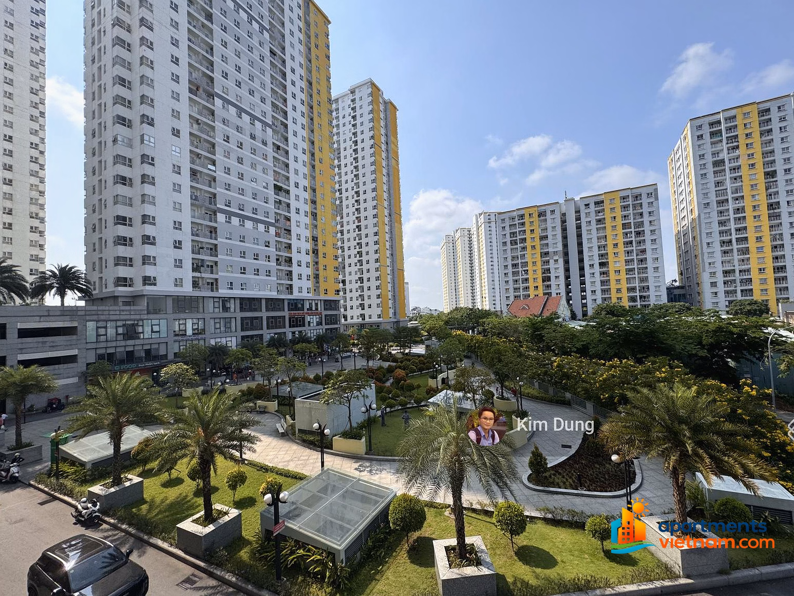 Selling Vo Van Kiet frontage apartment with 2 bedrooms Price 3.1 billion