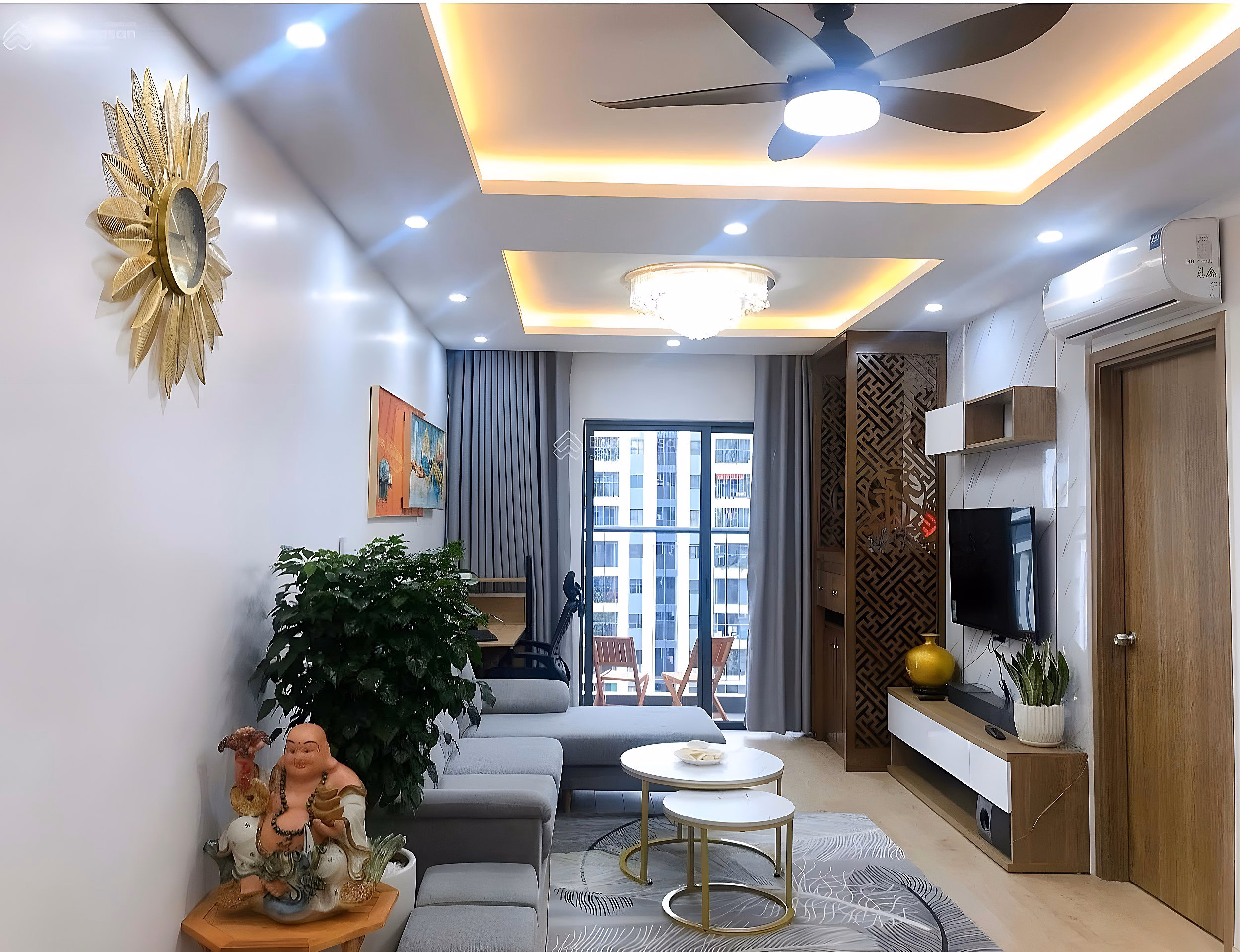 HOPE CORNER APARTMENT FOR SALE - INTERIOR AREA VIEW - 15TH FLOOR - FULL INTERIOR. 70M², 2 BEDROOM, 2 Bathrooms. PRICE TL