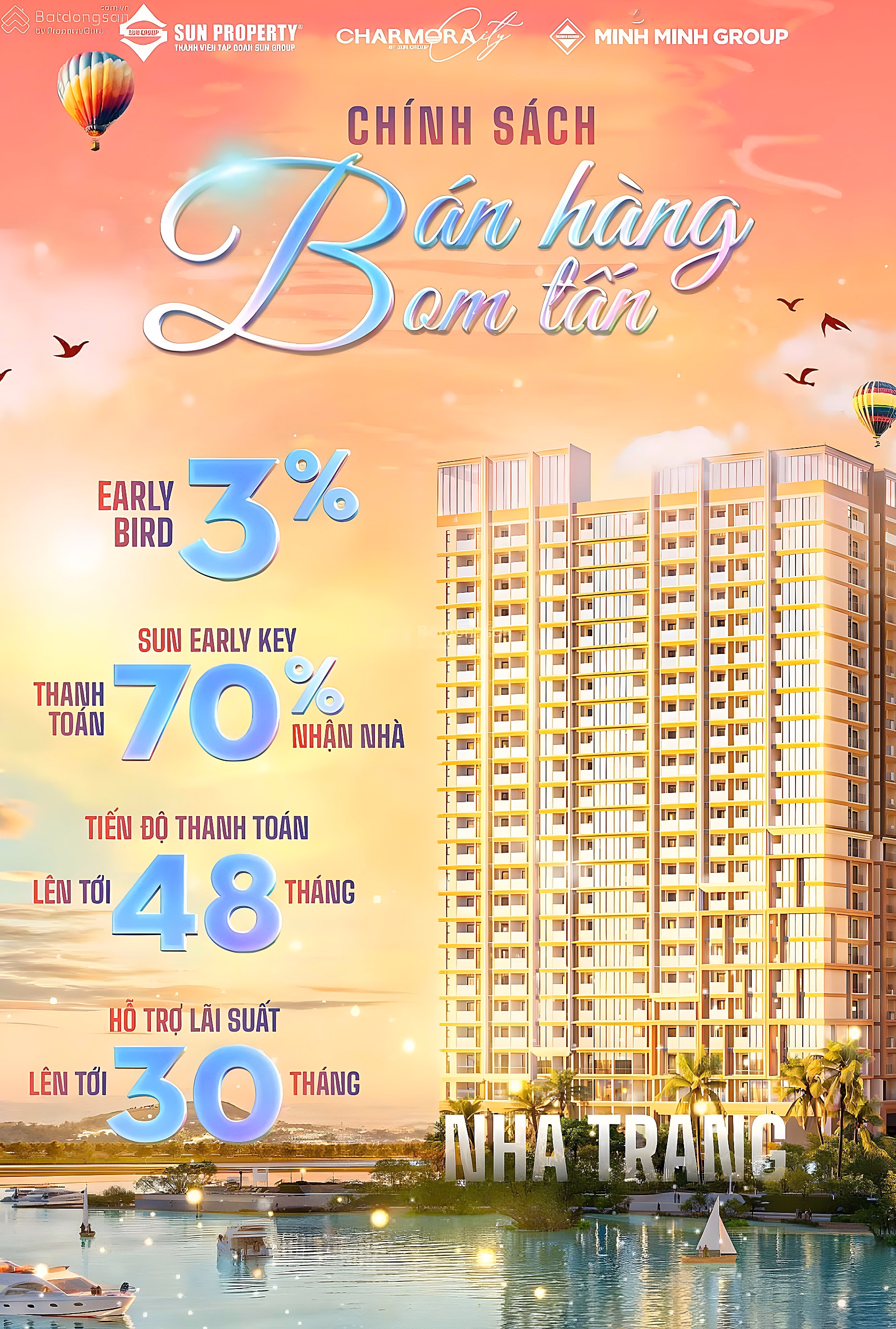 International urban area in Nha Trang. Apartment for long-term ownership. Discount up to 22%. Please book now