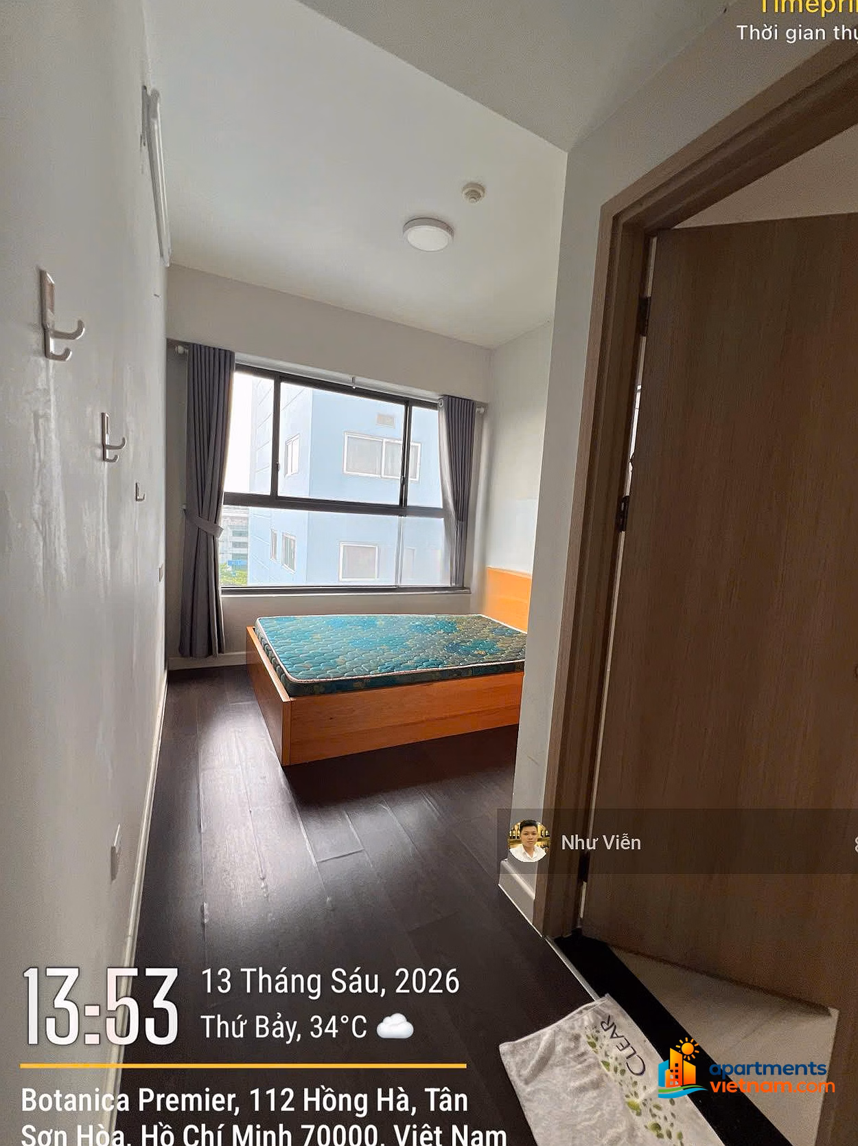 Botanica Premier apartment for rent 3BR, 2WC, 96m², basic furniture, price 21 million, 0908 435 ***
