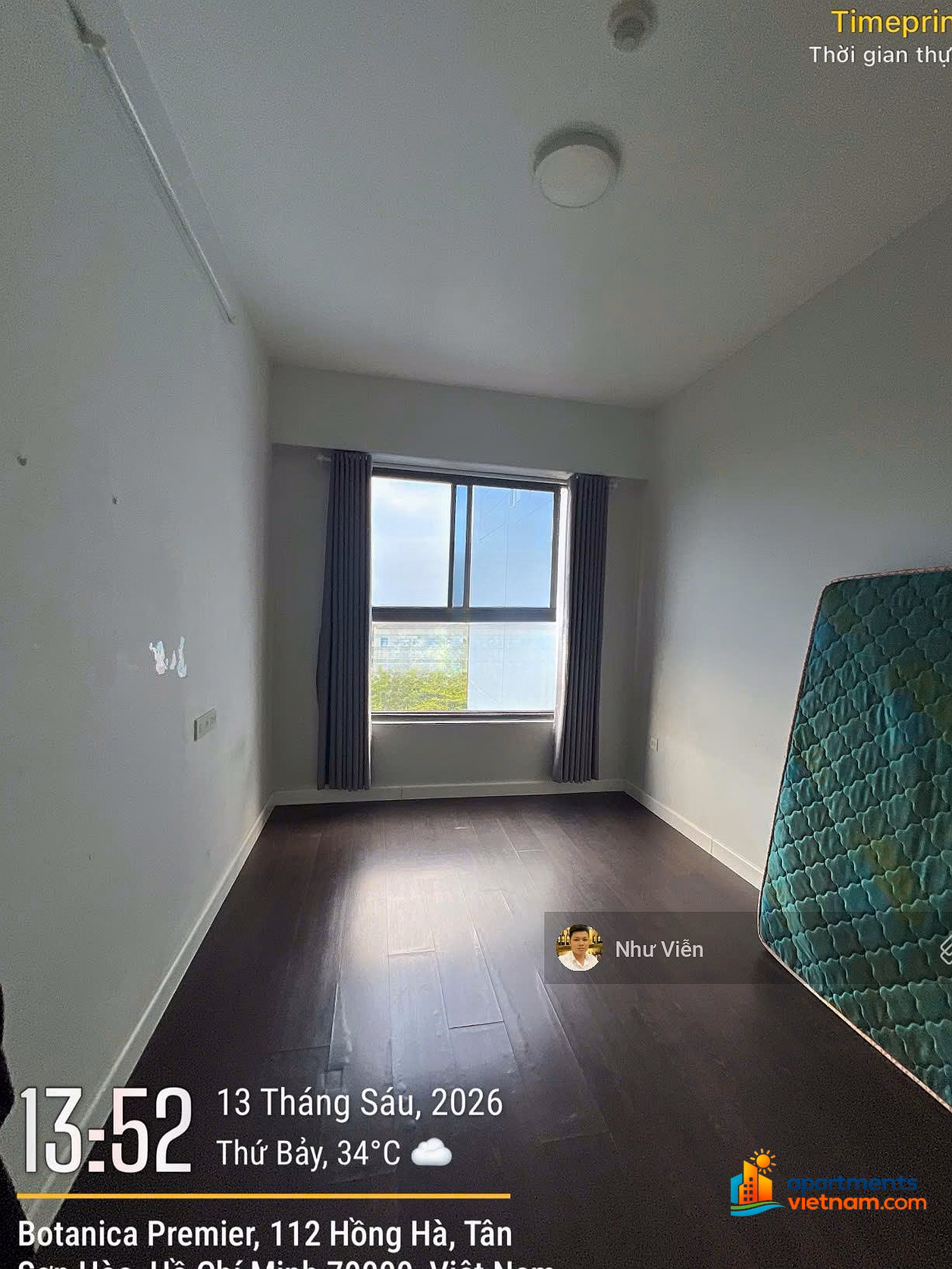 Botanica Premier apartment for rent 3BR, 2WC, 96m², basic furniture, price 21 million, 0908 435 ***