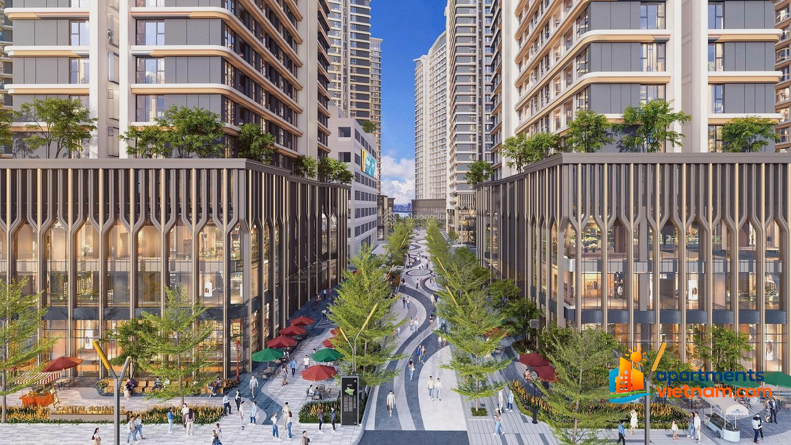 Exclusive 3 Capital Square apartments - view of Han River Da Nang - diplomatic basket 16% discount