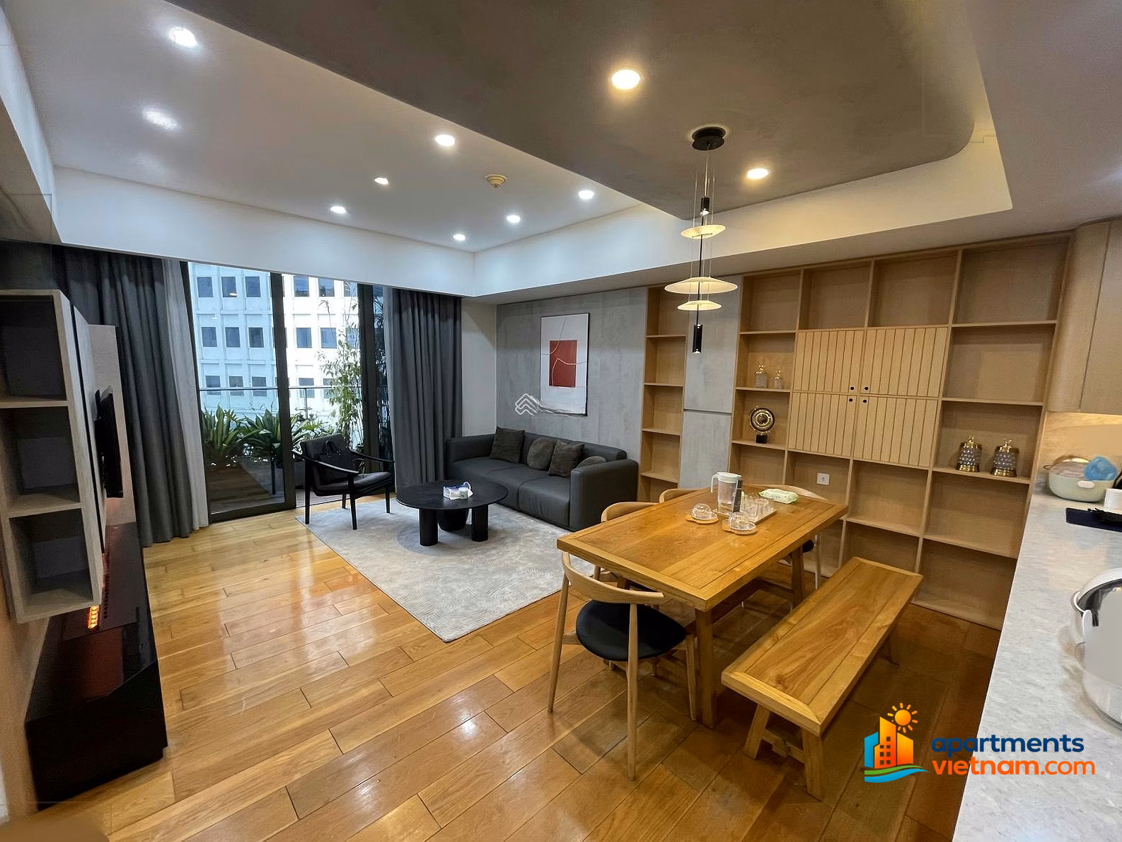 Indochina Plaza apartment for rent, 2-4 bedrooms, fully furnished, good price, move in immediately, many beautiful apartments to choose from