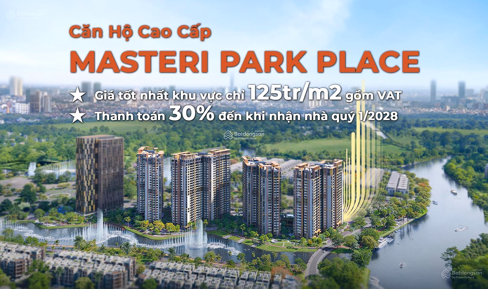 Update Masteri Park Place 1 bedroom, choose apartment & quote