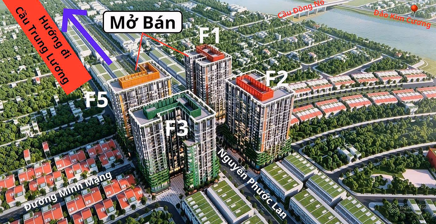 600 million to immediately own a luxury apartment FourS Tower Da Nang, prime location, reputable investor