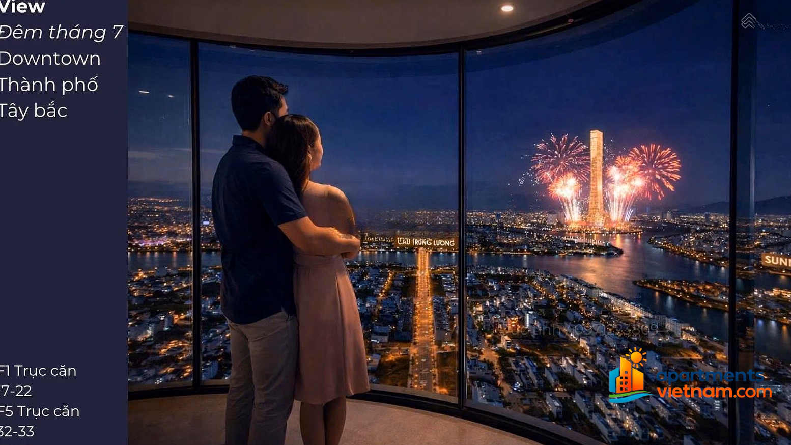 Sun Group - Fours apartment right at Minh Mang - Nguyen Phuoc Lan intersection, 27% discount phase 1