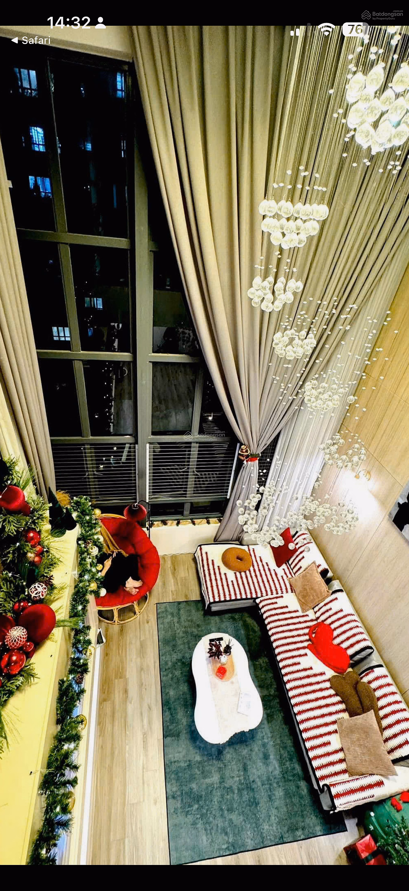 The owner sells the only 180m2 duplex apartment at Mulberry Lane, 14.9 billion, 4 bedrooms, 3 bathrooms, full luxury furniture