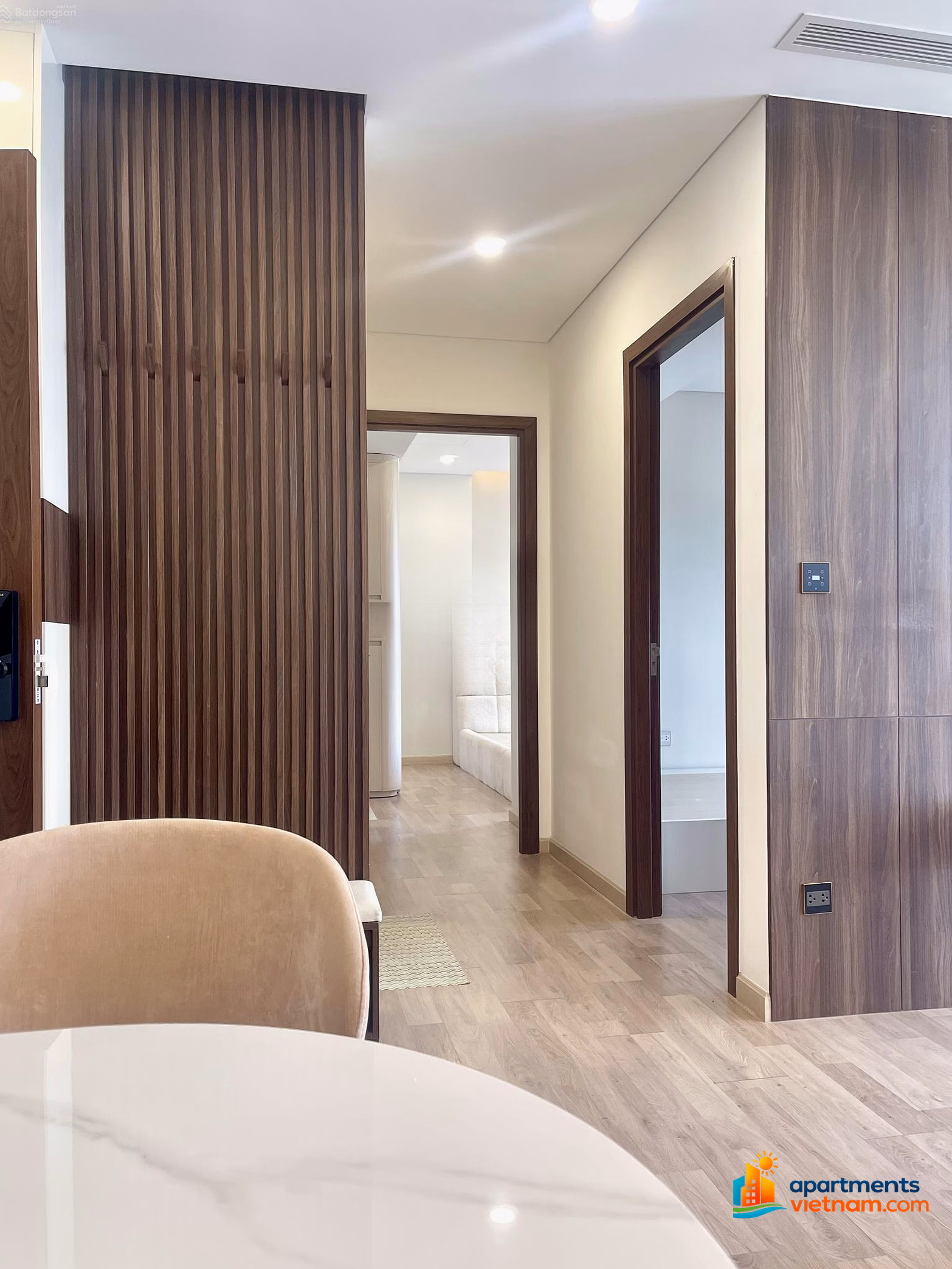 Selling apartment with diagonal river view CT1 - RiverSide 2 bedrooms 2 bathrooms fully furnished at the best price on the market