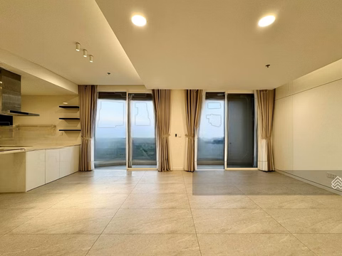 Zeit River Thu Thiem for rent 4 bedroom apartment - 201m2 with basic furniture - high floor