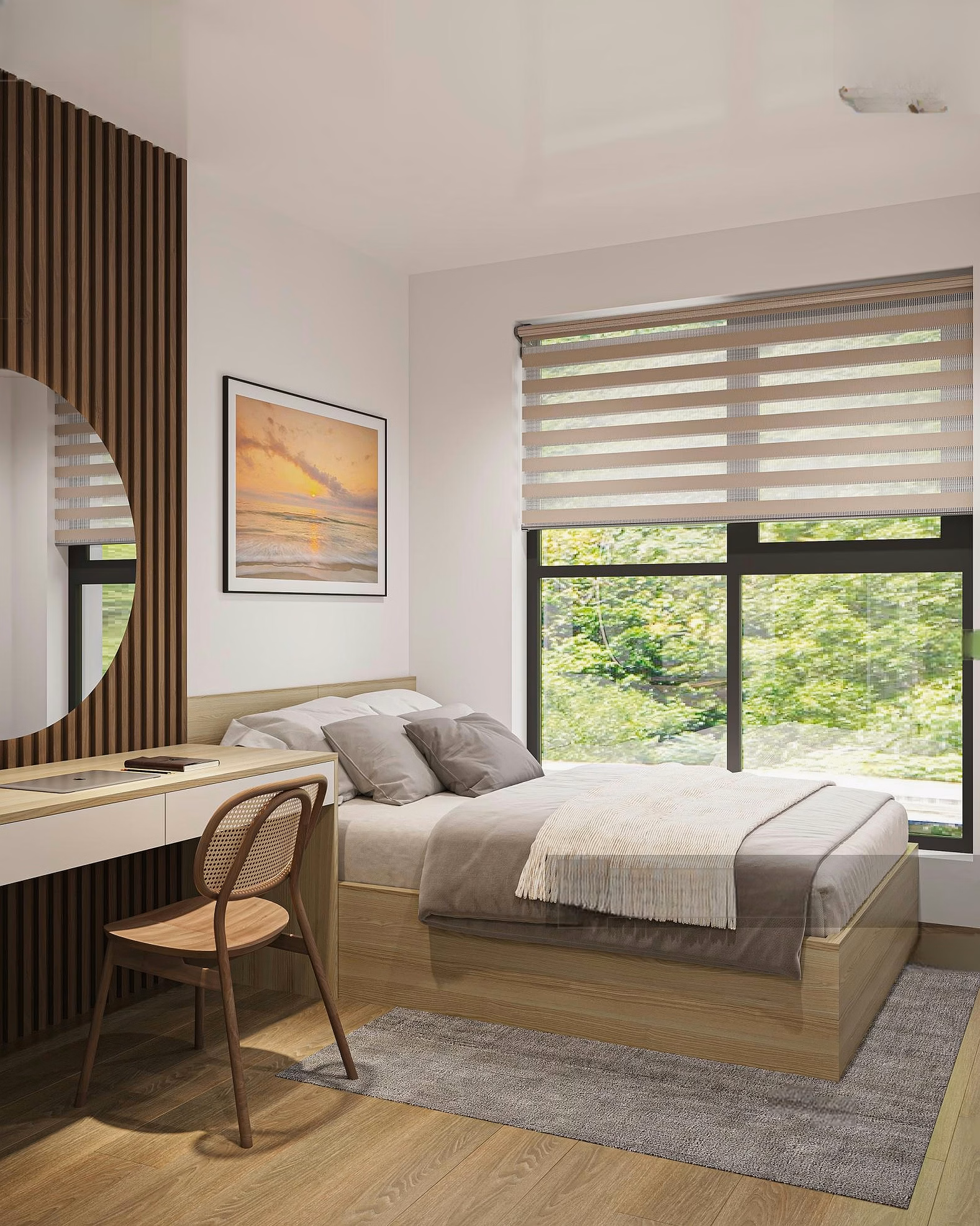 2 bedrooms HIYORI Aqua Tower - Son Tra beach view, handed over to Japanese standards, 300m from the sea