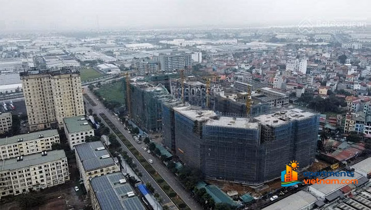 Open for sale commercial apartment fund CT3 Kim Chung-Dong Anh apartment corner 63m² with 3 bedrooms 2 bathrooms, sign HDMB now