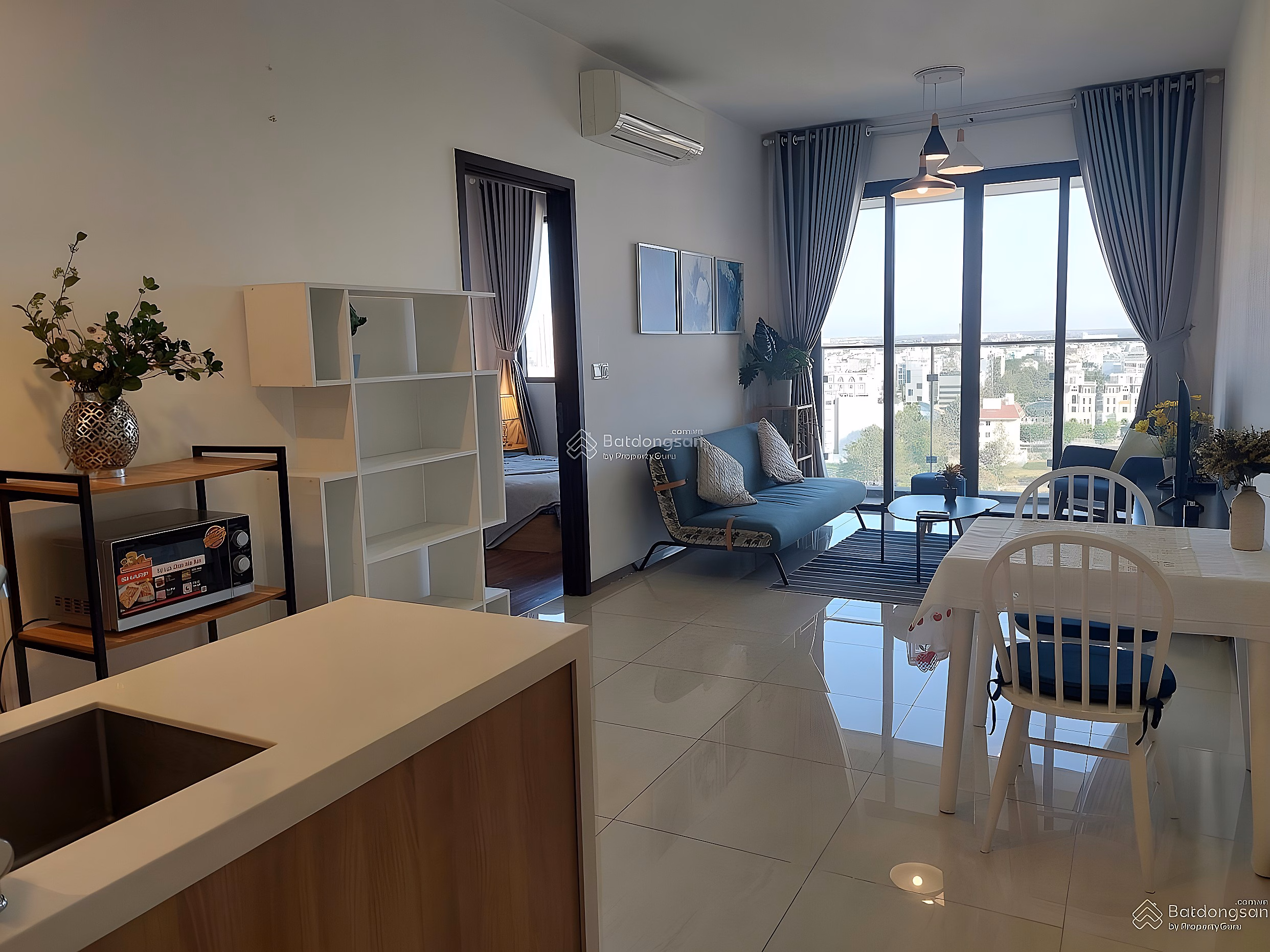 One Verandah Apartment 1 Bedroom - Area 55m2 - Fully furnished. Rental price: 16.5 million/month, contact: 0934 509 ***