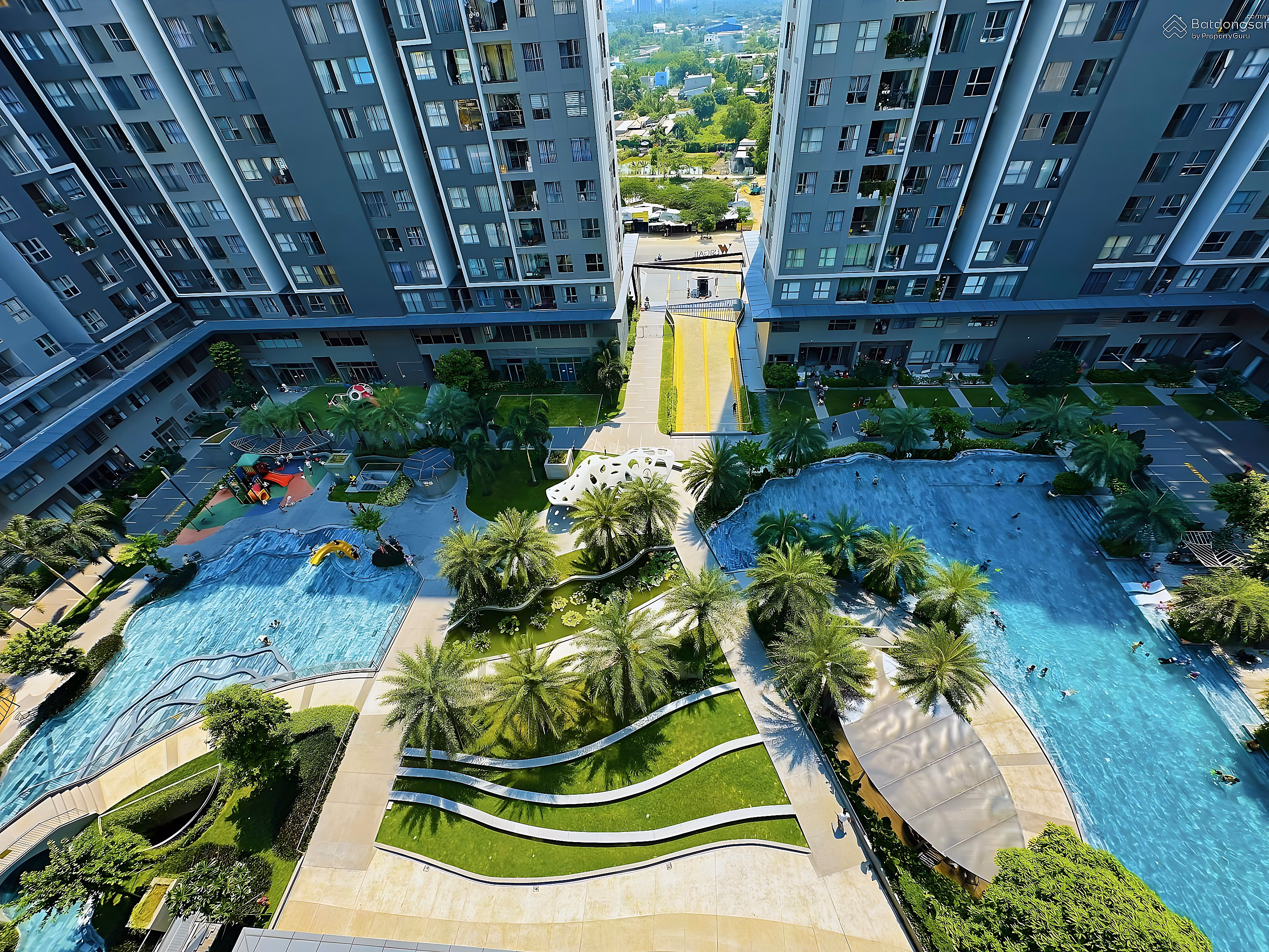 WestGate corner apartment 85m2 3 bedrooms 2 bathrooms only 12.9 million full beautiful furniture + cool breeze swimming pool view***
