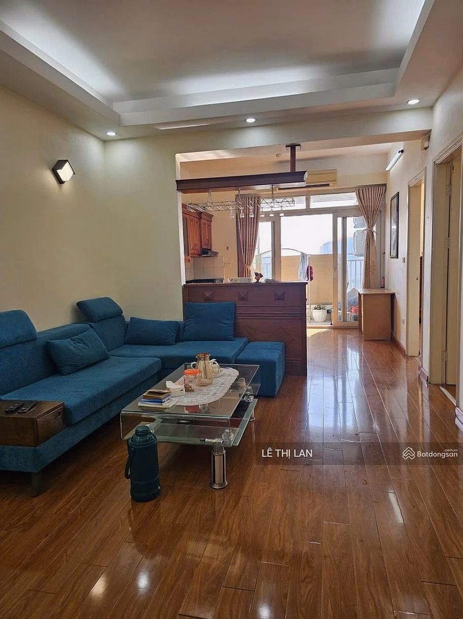 Apartment B14 Kim Lien, front of Pham Ngoc Thach street, middle floor, 75 m2, Dong Da red book, 6.8 billion, 2 open bedrooms